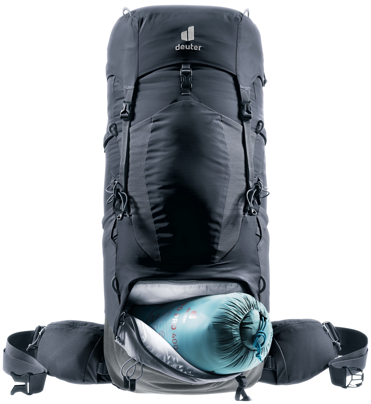 deuter Sac à dos de trekking »Aircontact Lite 45 + 10 SL« volume de 55 litres, avec système dorsal Aircontact