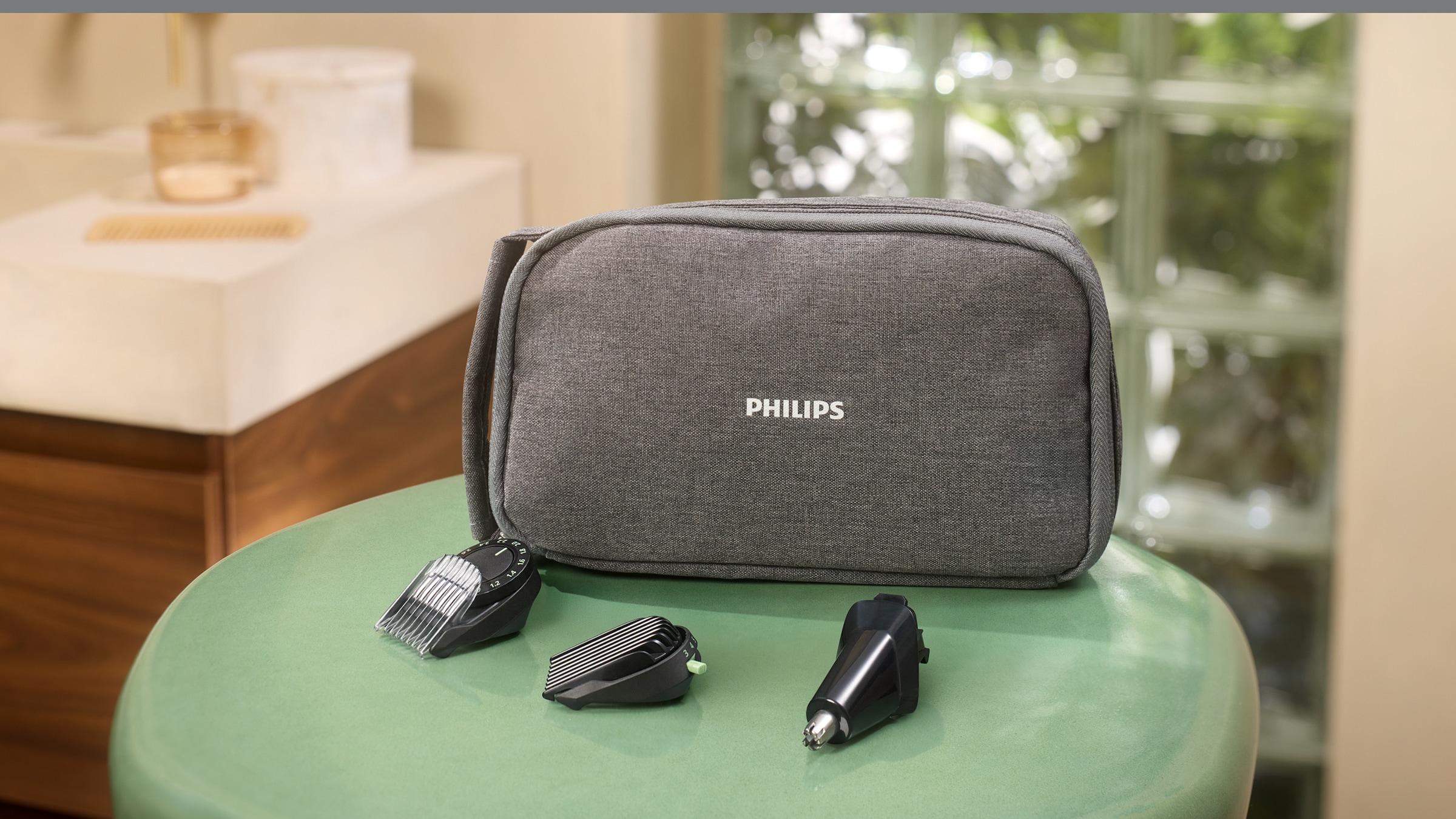 Philips Trimmer multifonctionnel »Series 9000 MG9557/15« 20 Aufsätze 20-in-1-Trimmer für Gesicht, Körper und Kopfhaare