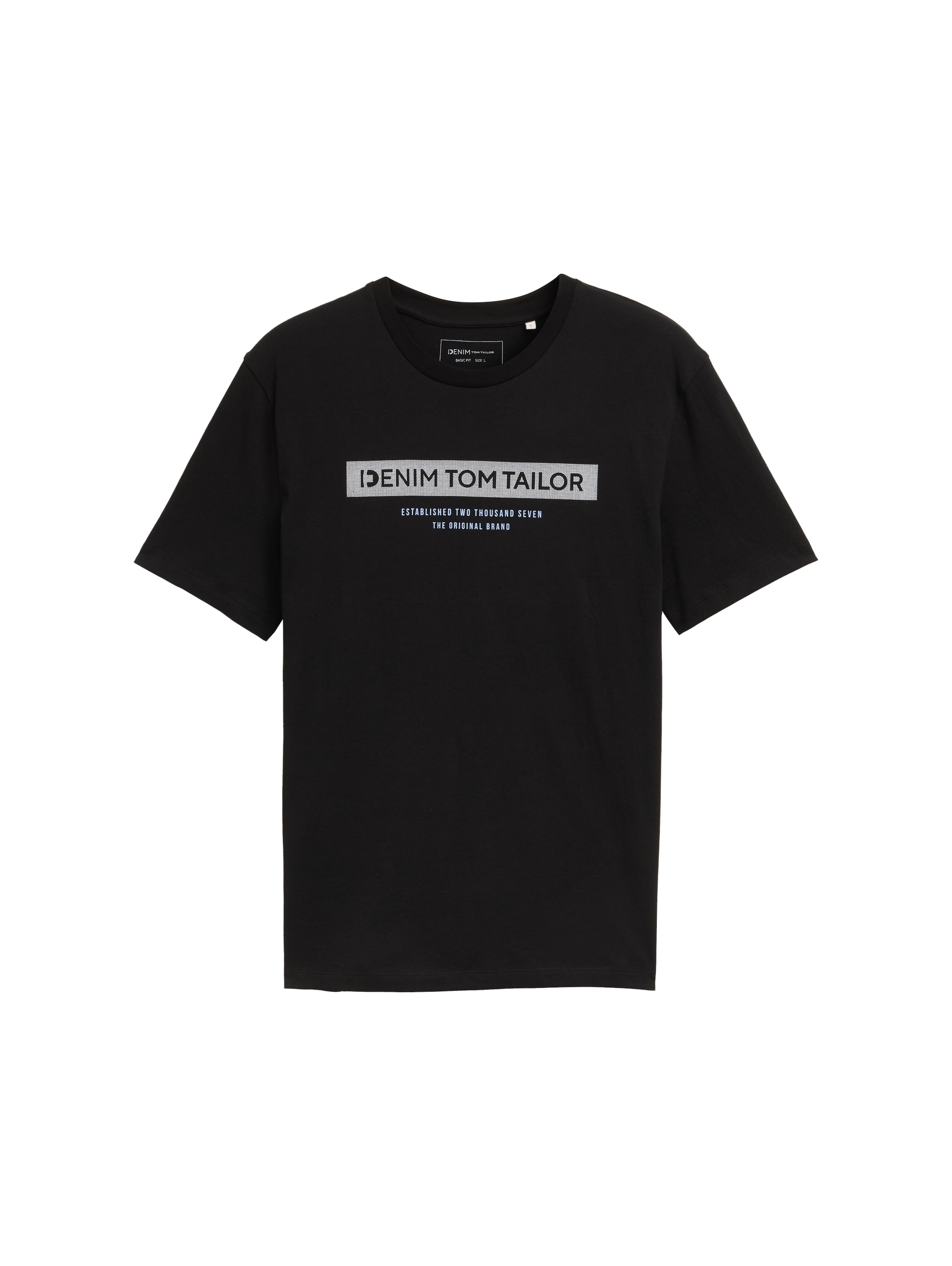 TOM TAILOR Denim T-Shirt, mit verschiedenen Logo Prints