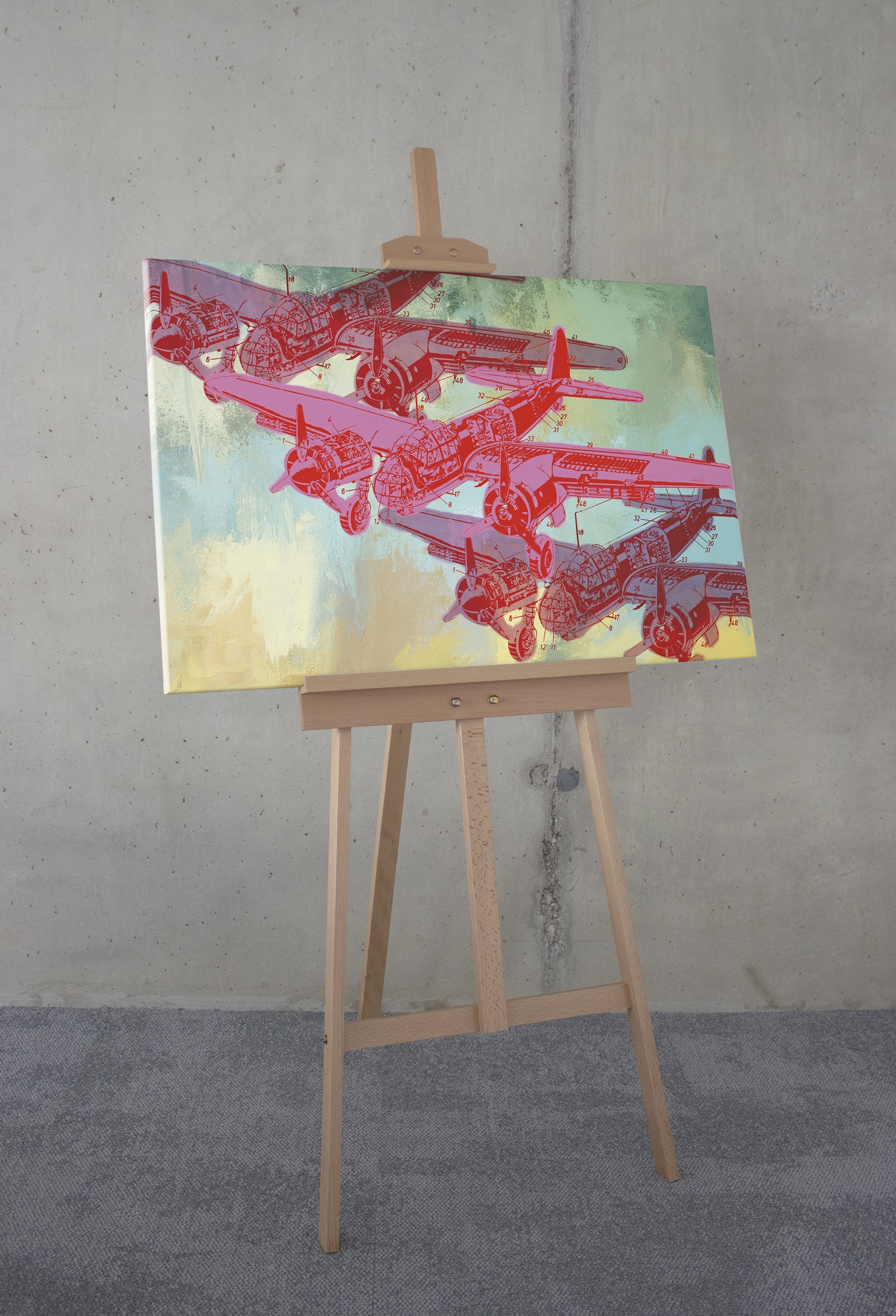 Komar Tableau sur toile »Save Lives - Grösse 60 x 90 cm« 1 cuis tlg. Keilrahmenbild mi Echtholzrahmen