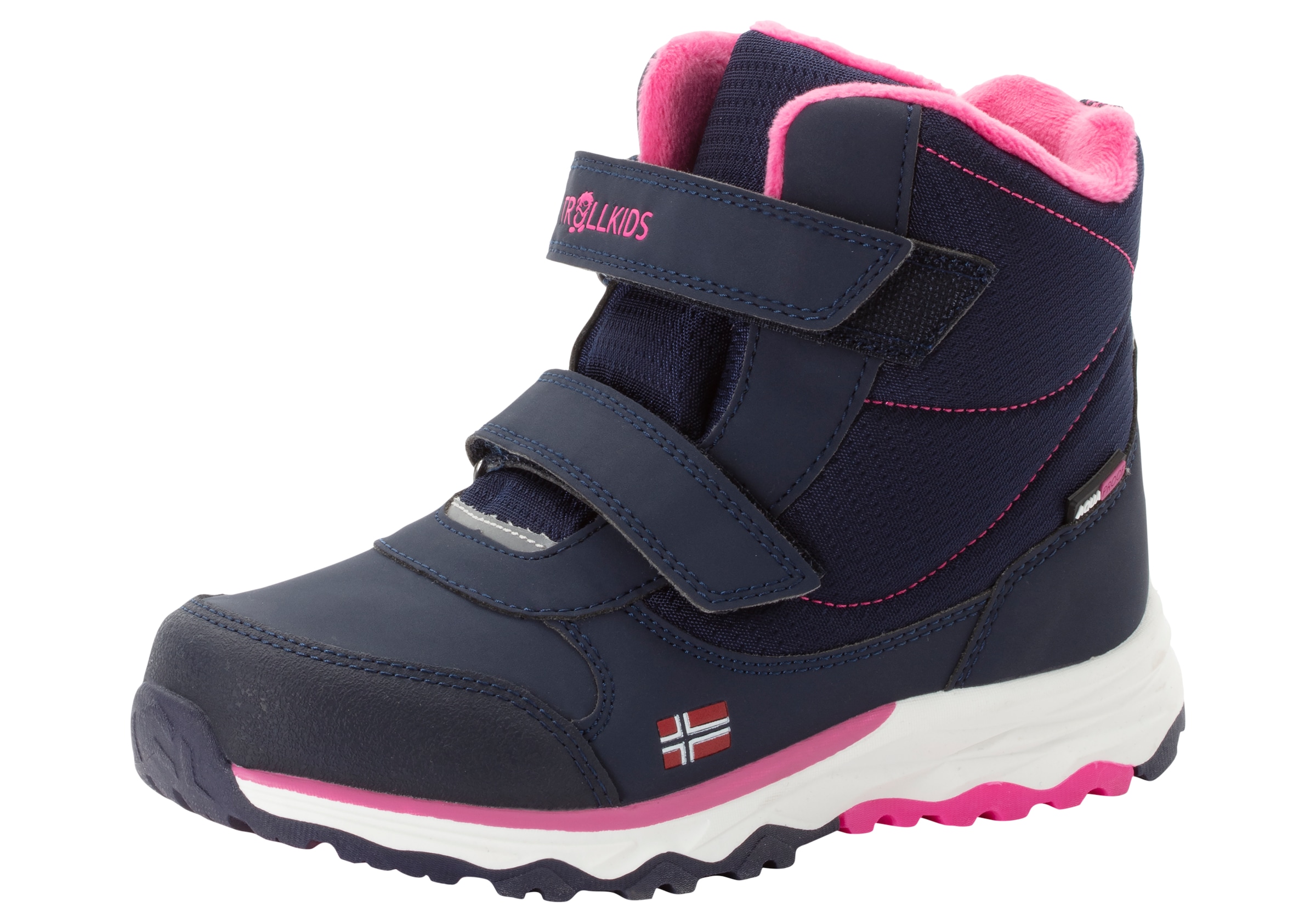 TROLLKIDS Winterstiefel »KIDS HAFJELL WINTER BOOTS«, wasserdicht, Klettverschluss, reflektierende Details