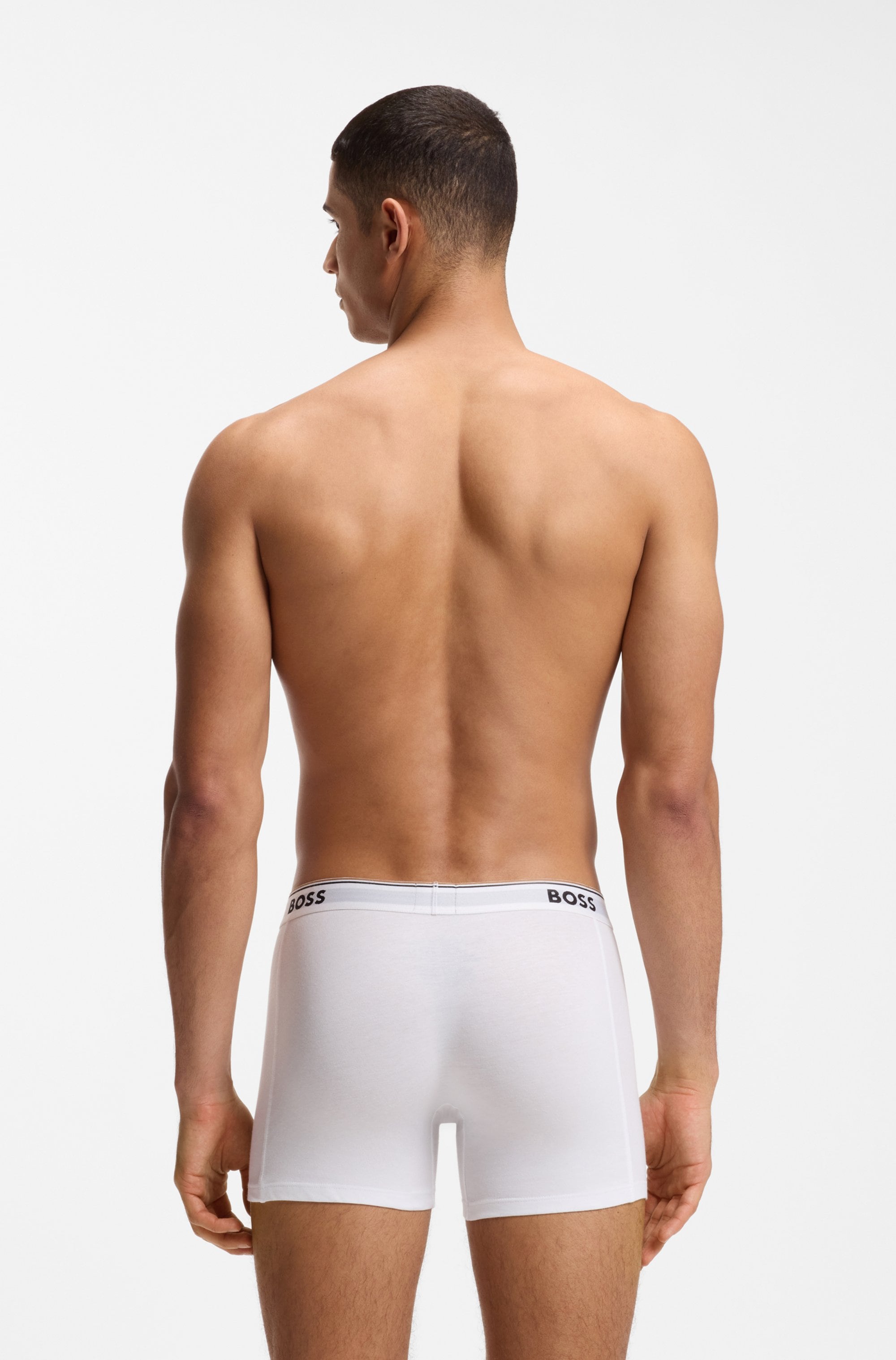 BOSS Boxer »Boxer 3 PACK« mit farblich passendem Webbund