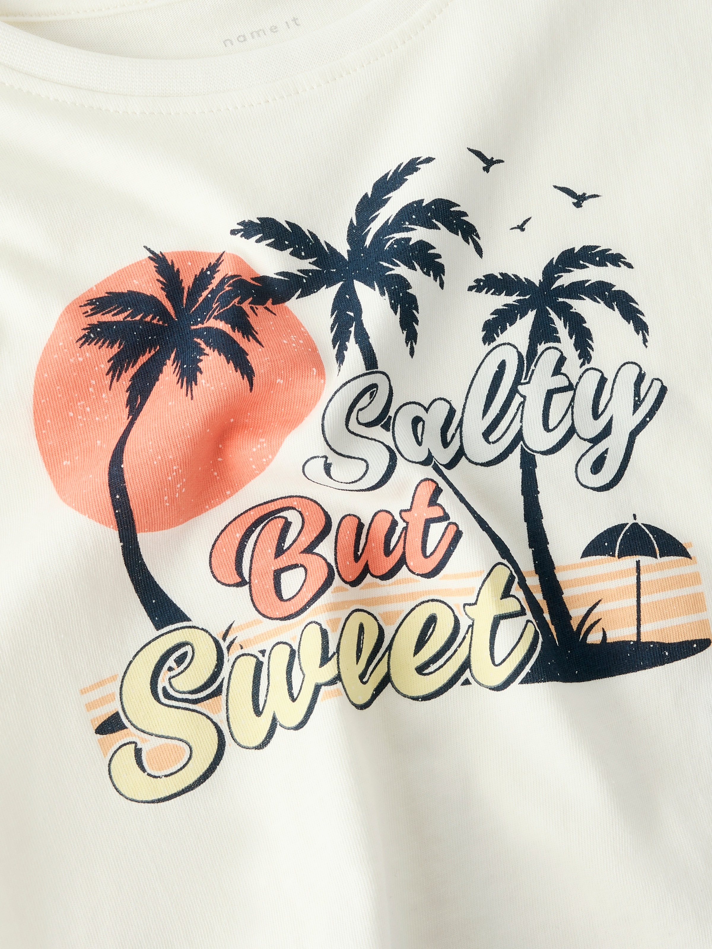 Name It T-shirt à manches courtes »NKFVILMA CAPSL CROP TOP F1 NOOS« Baumwolle, regular fit