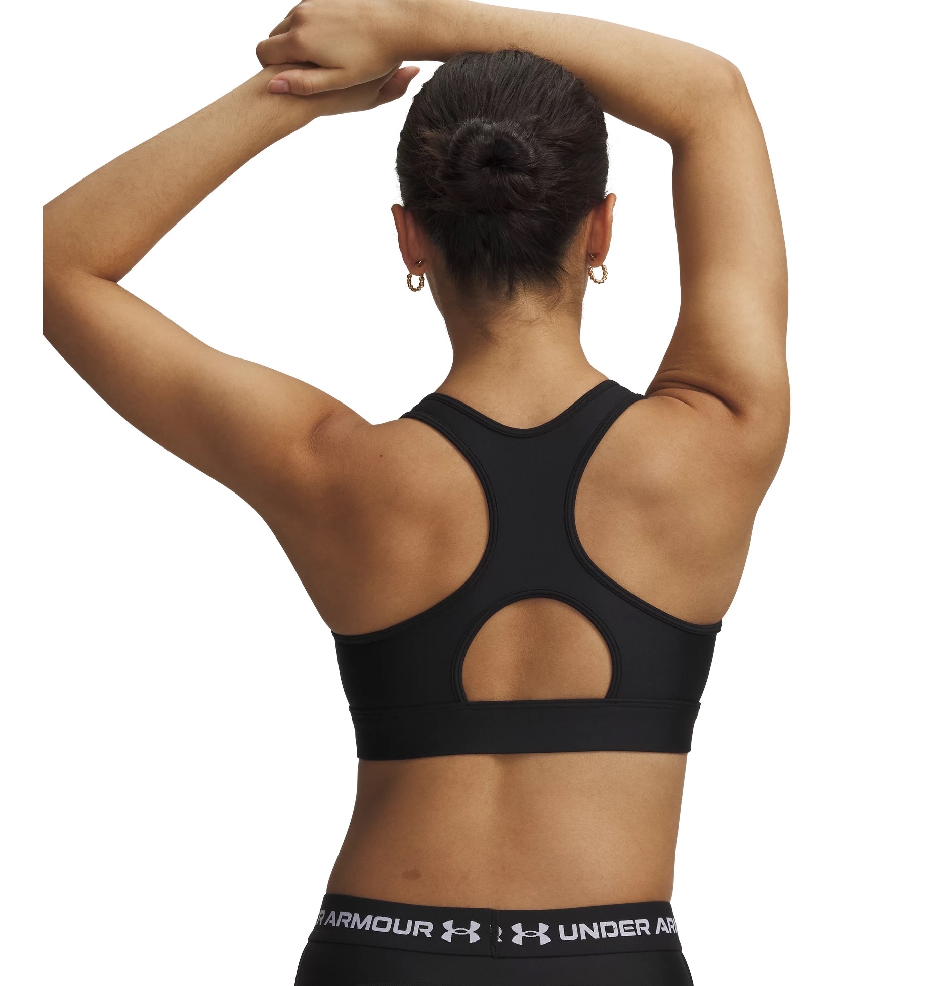 Under Armour® Sport-BH »HEATGEAR MID« elastisches Material mit 13% Elasthan, atmungsaktives Futter