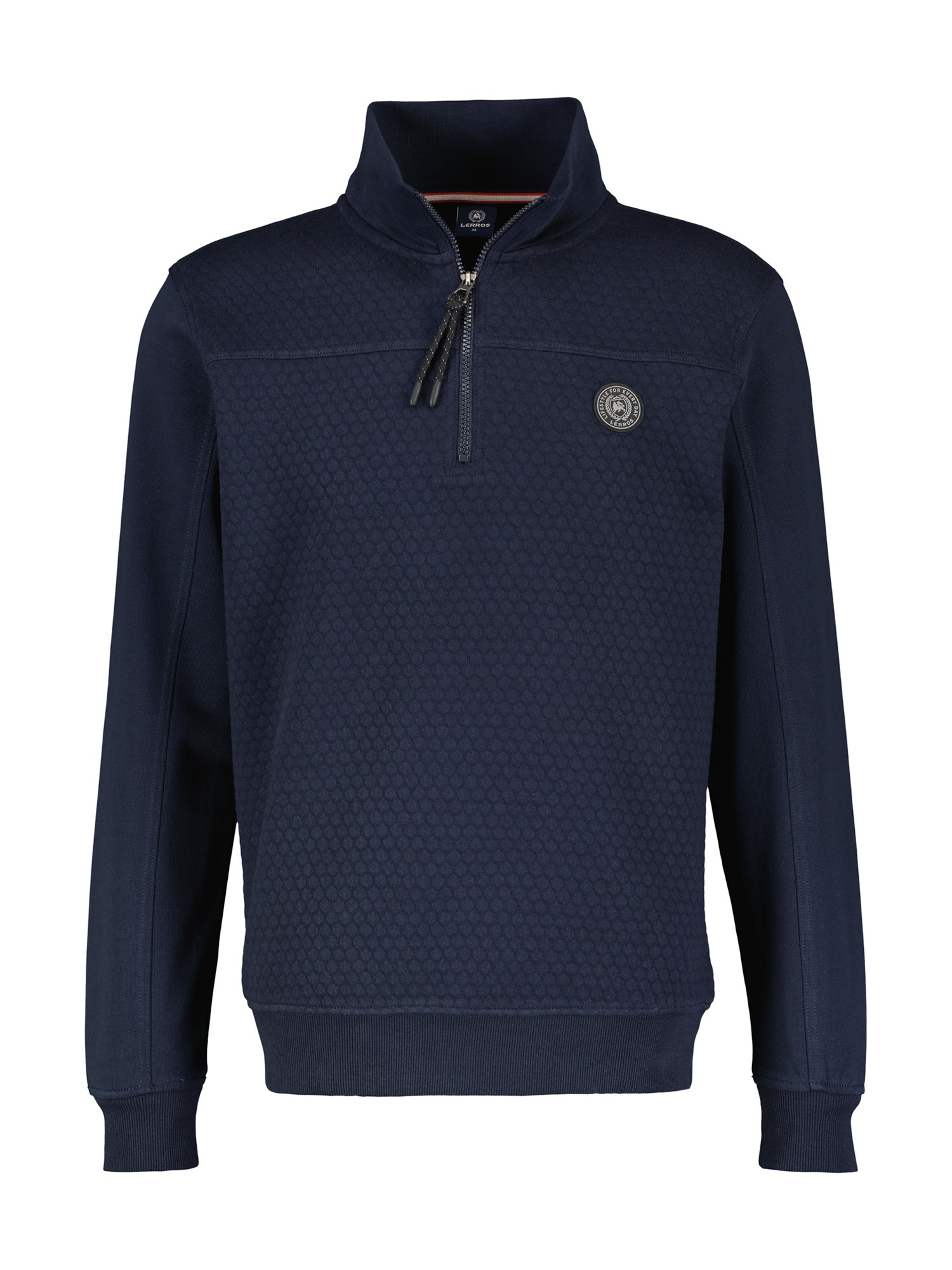 Image of LERROS Sweatshirt "Sweat-Troyer mit dezentem Nadel-Steppmuster"