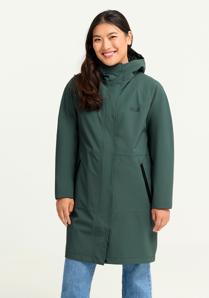 Image of Jack Wolfskin Funktionsmantel "ONERA 2L COAT W" Wasserdicht, atmungsaktiv, Übergangsjacke