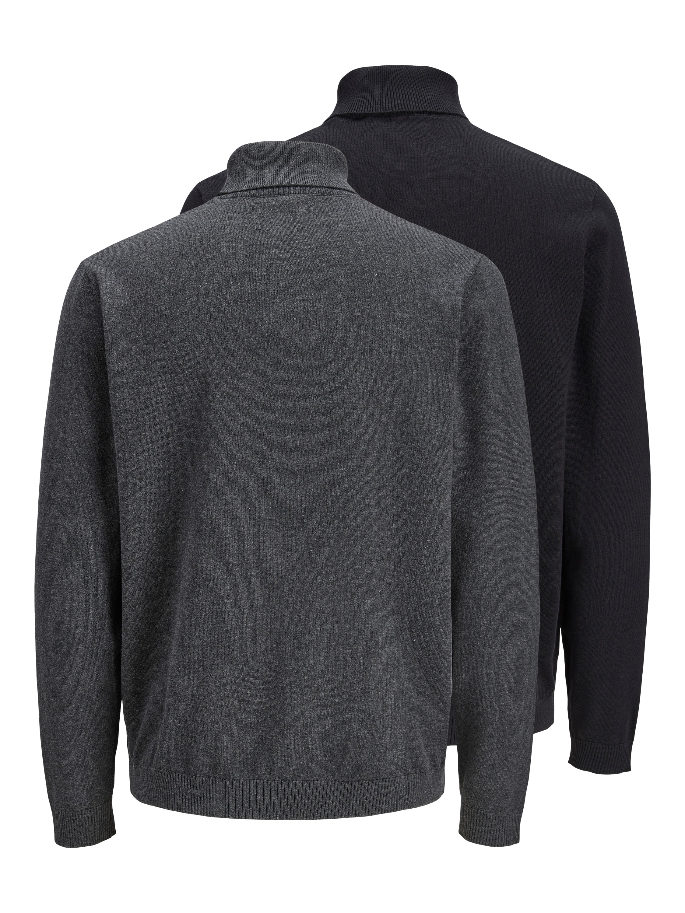 Jack & Jones Rollkragenpullover »JJEBASIC KNIT ROLL NECK 2PK MP« Packung, 2 Baumwolle, regular fit