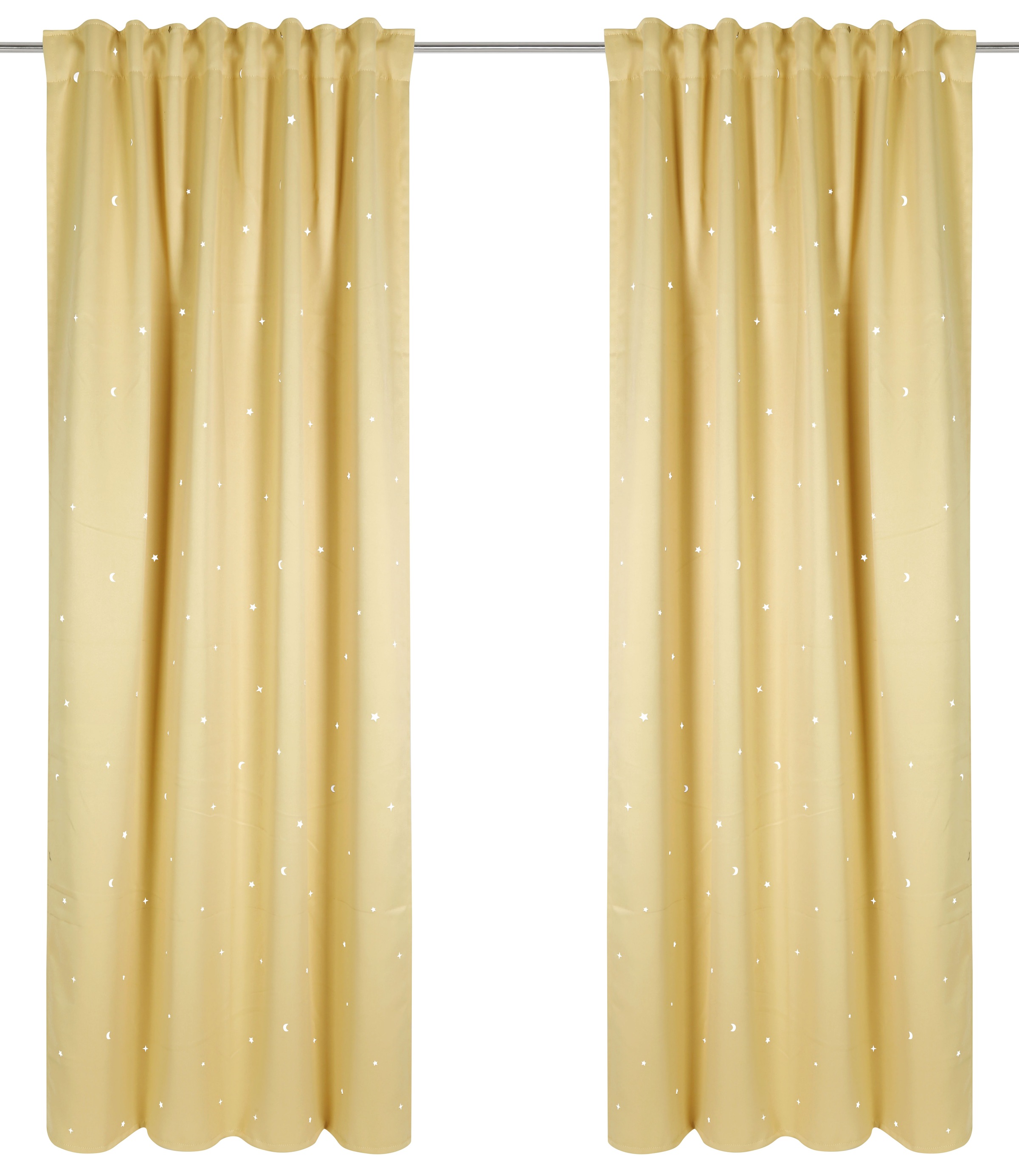 Image of Lüttenhütt Verdunkelungsvorhang »Malia«, (1 St.), Kindergardine mit ausgestanzten Mond-/Sternmotiven bei Ackermann Versand Schweiz