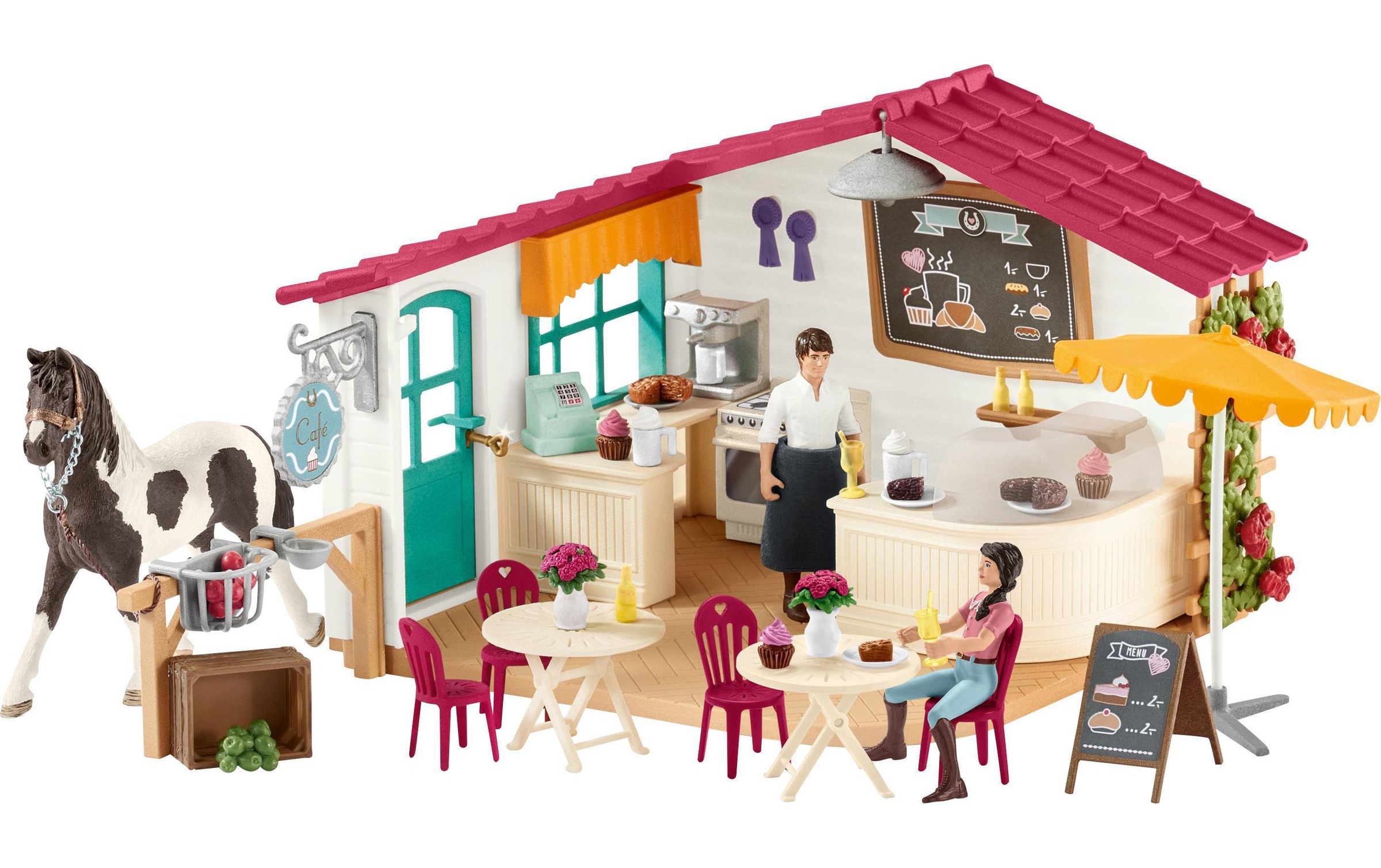 Image of Schleich® Spielwelt »Horse Club Reiter-Café« bei Ackermann Versand Schweiz