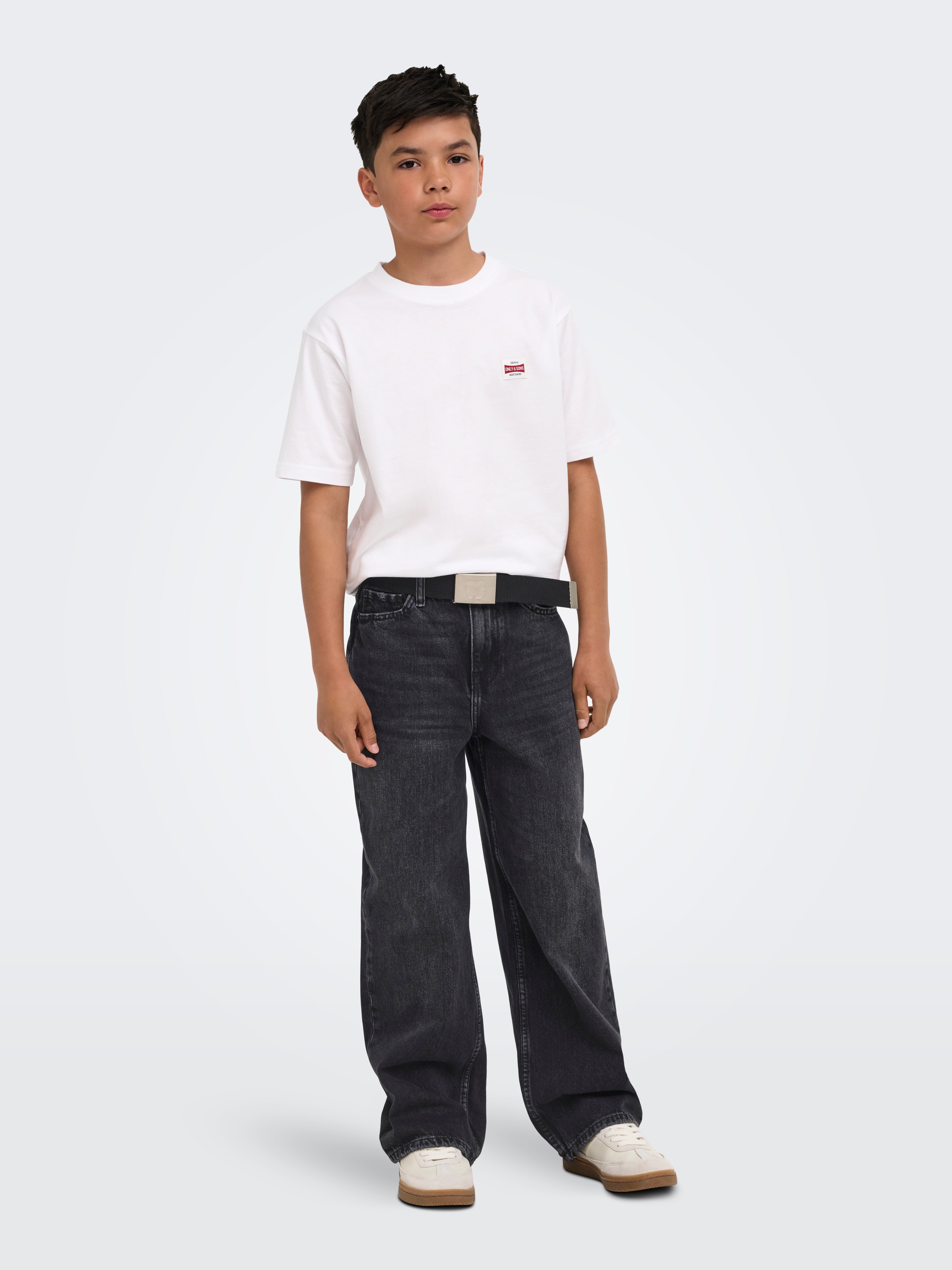 ONLY & SONS junior Weite Jeans »OSJREMI WIDE WB 8781 AZG DNM NOOS« Baumwolle, wide fit