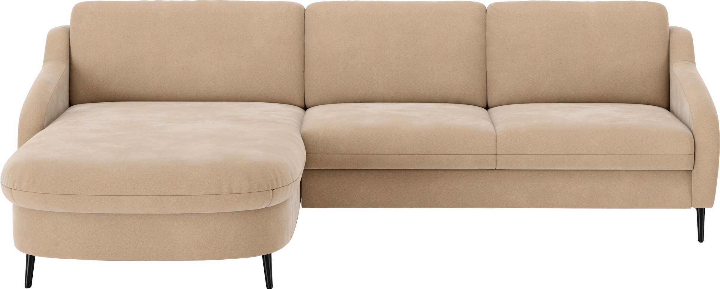 sit&more Ecksofa »Soul L-Form« wahlweise mit Bettfunktion und Bettkasten oder Schubkasten