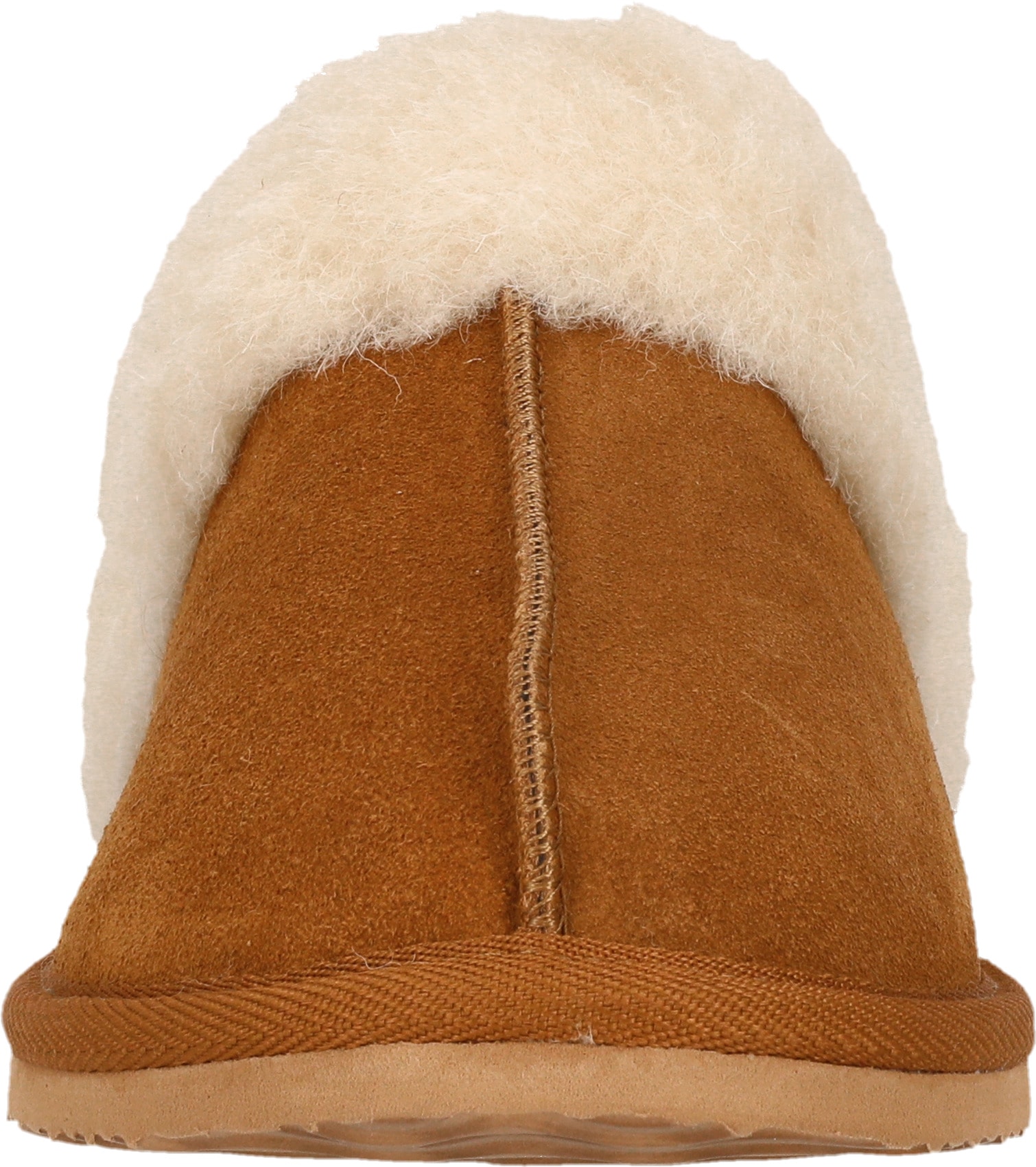 WHISTLER Hausschuh »Carini W Leather Warm Slipper«  Pantoffel,Clog,Mule,Flats mit Fellkragen