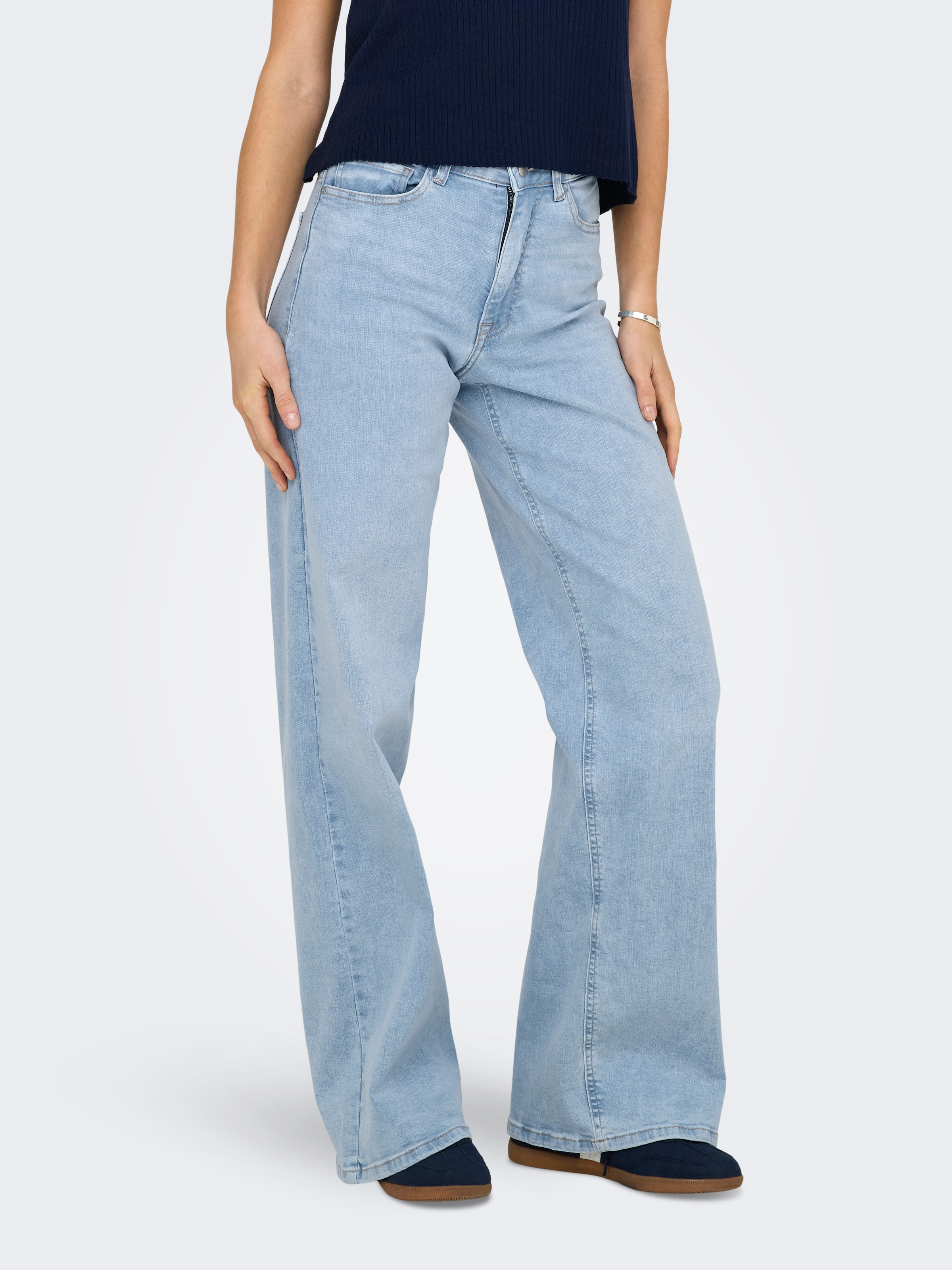 Image of JDY High-waist-Jeans "JDYFELINA-FINA HW WIDE JNS LBD DNM NOOS"