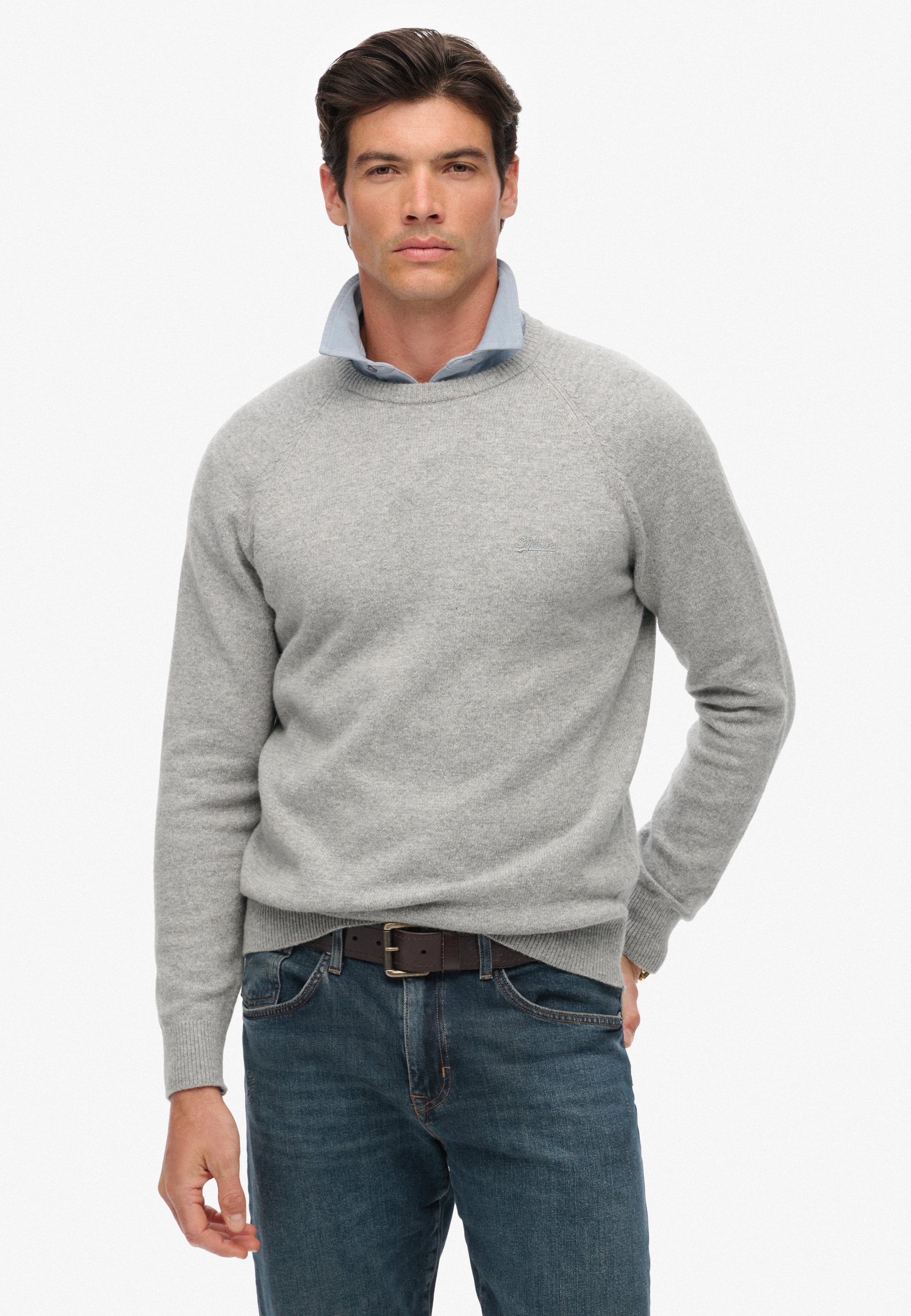 Image of Superdry Strickpullover "WOOL BLEND JUMPER"