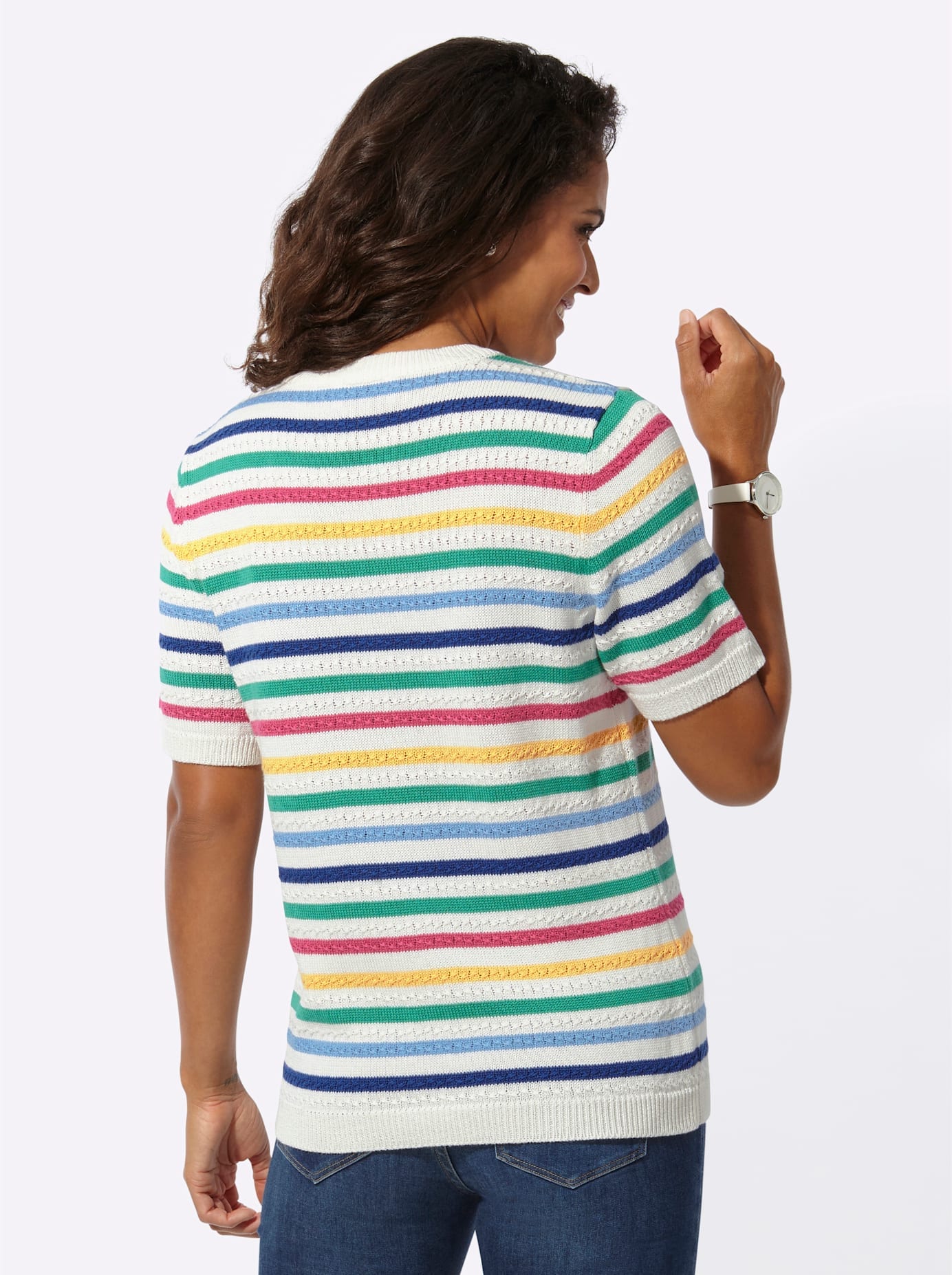 Casual Looks Kurzarmpullover »Pullover«
