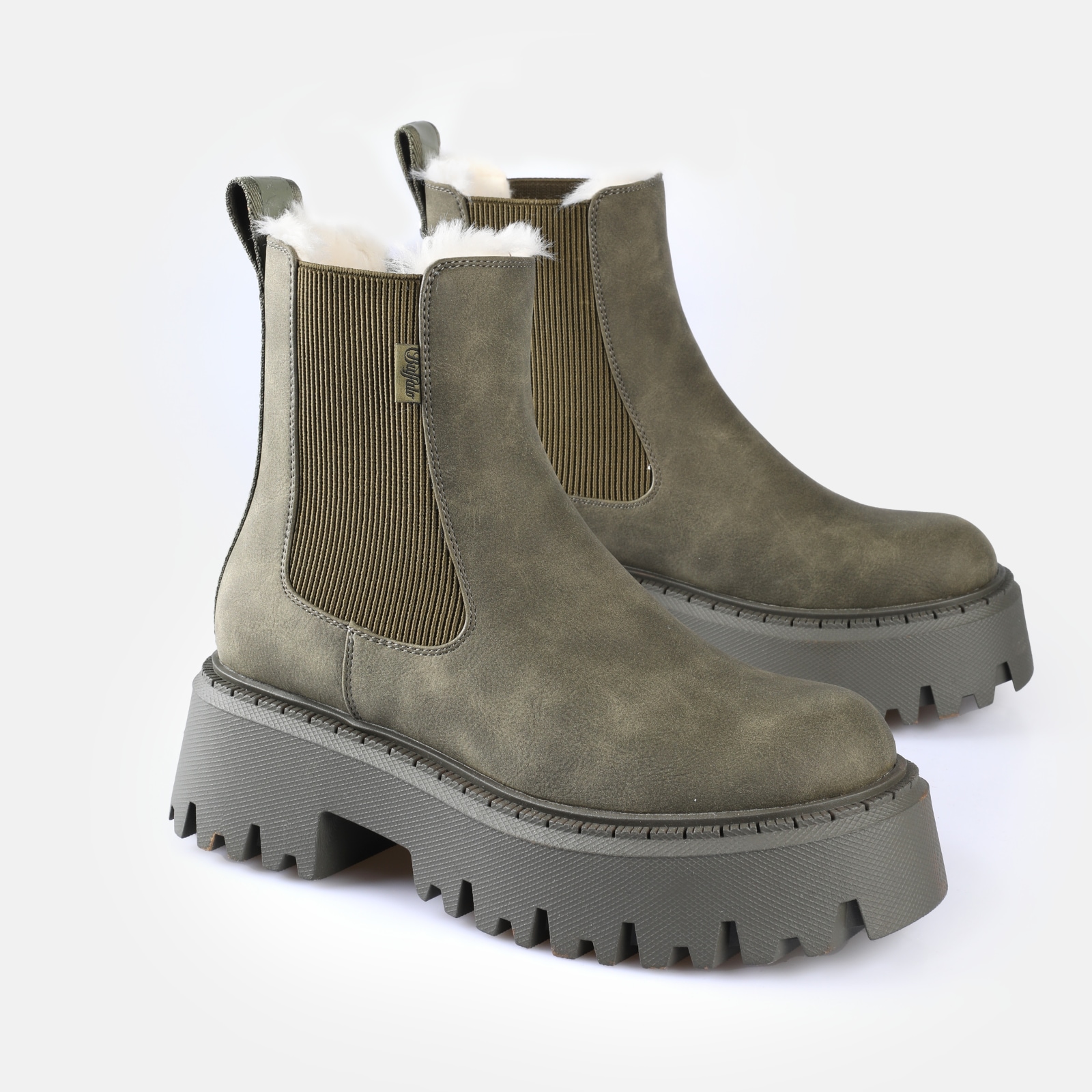 Image of Buffalo Chelseaboots "ASPEN" Stiefelette, Plateauboots mit Profilsohle und Warmfutter