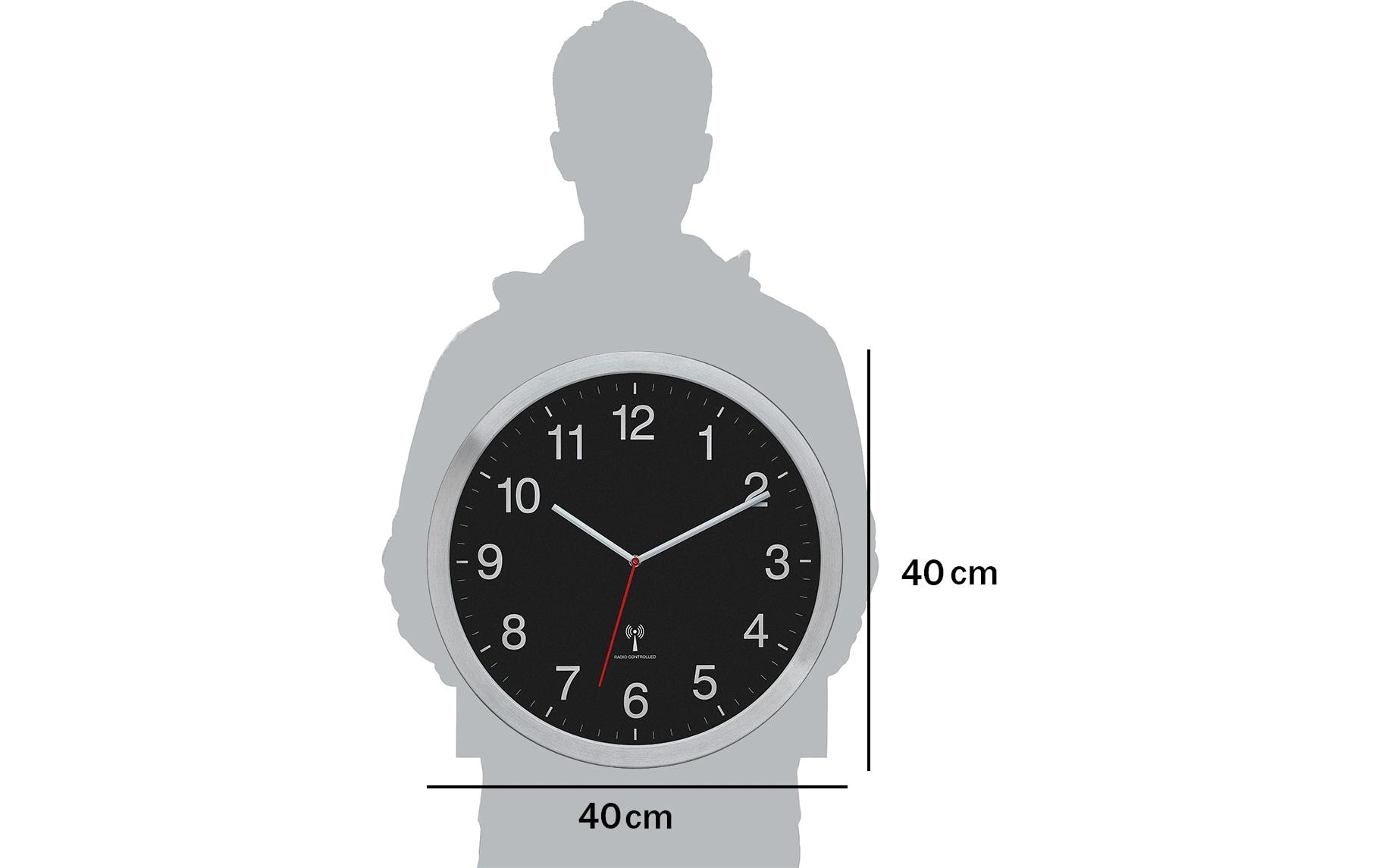 TFA Dostmann Horloge murale radio »XL«