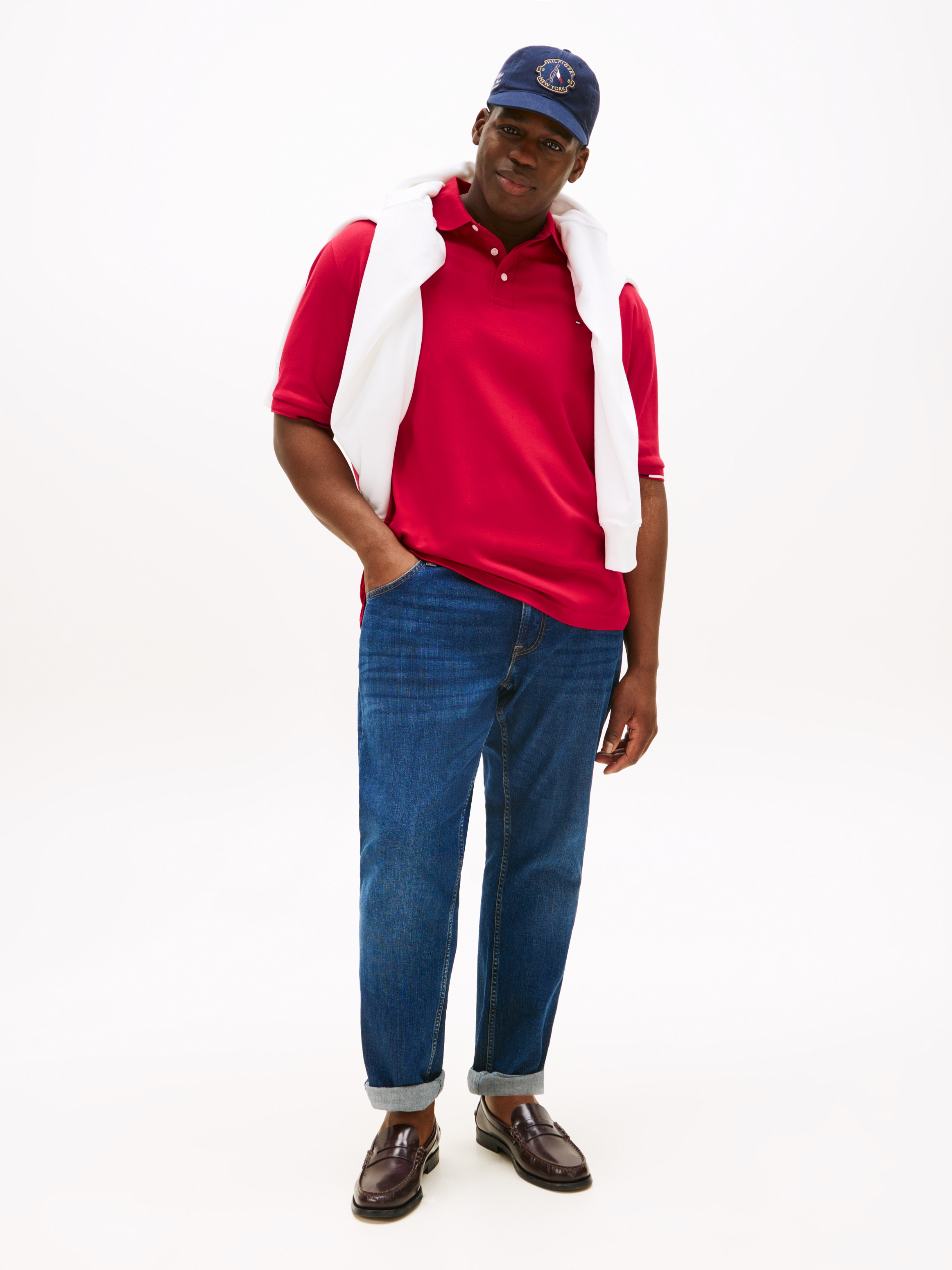 Tommy Hilfiger Big & Tall Poloshirt »BT-INTERLOCK FLAGCUFF SLIM FIT-B«, Grosse Grössen