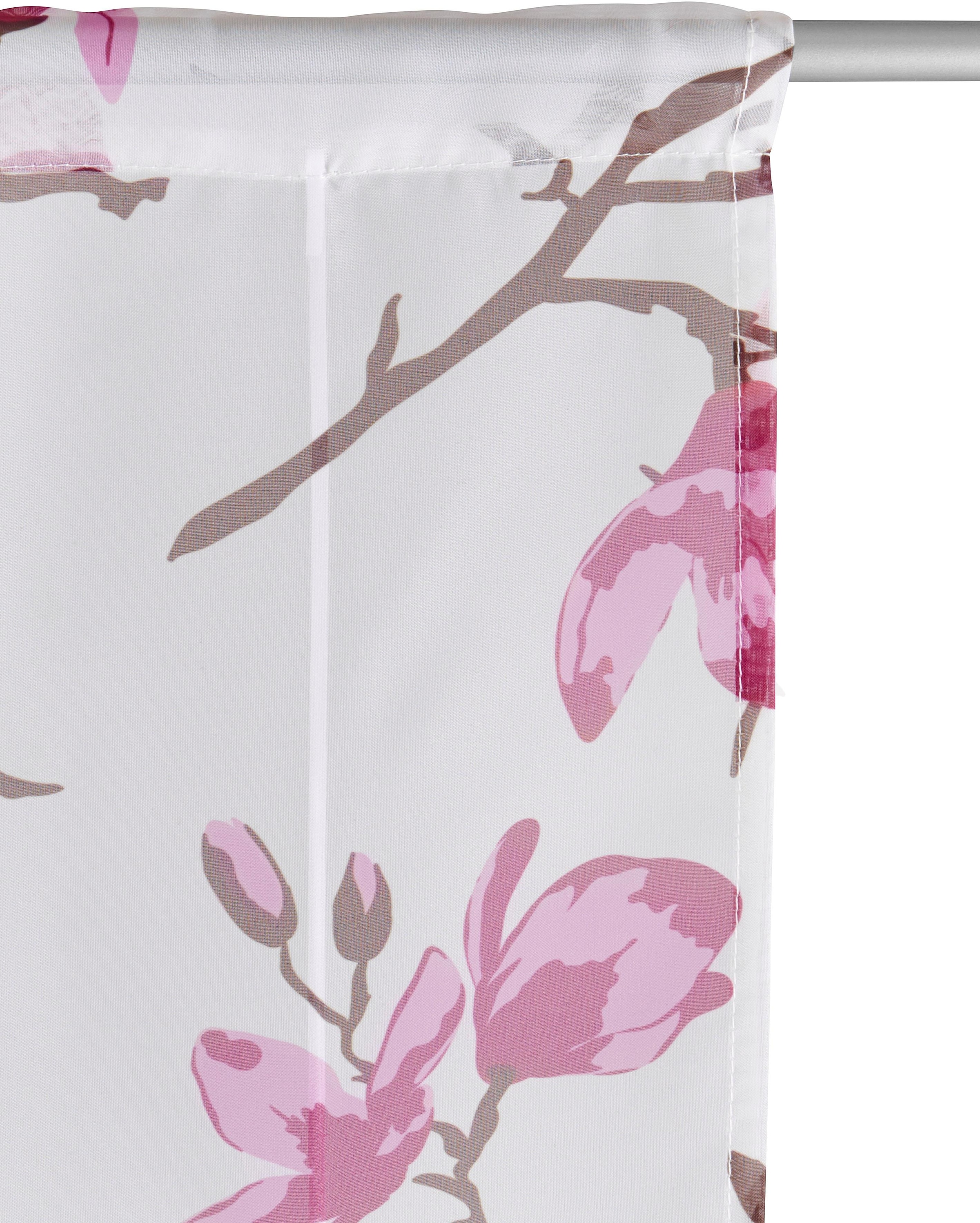 my home Bändchenrollo »Orchidee«, mit Transparent, Polyester Voile, bequem Stangendurchzug, kaufen
