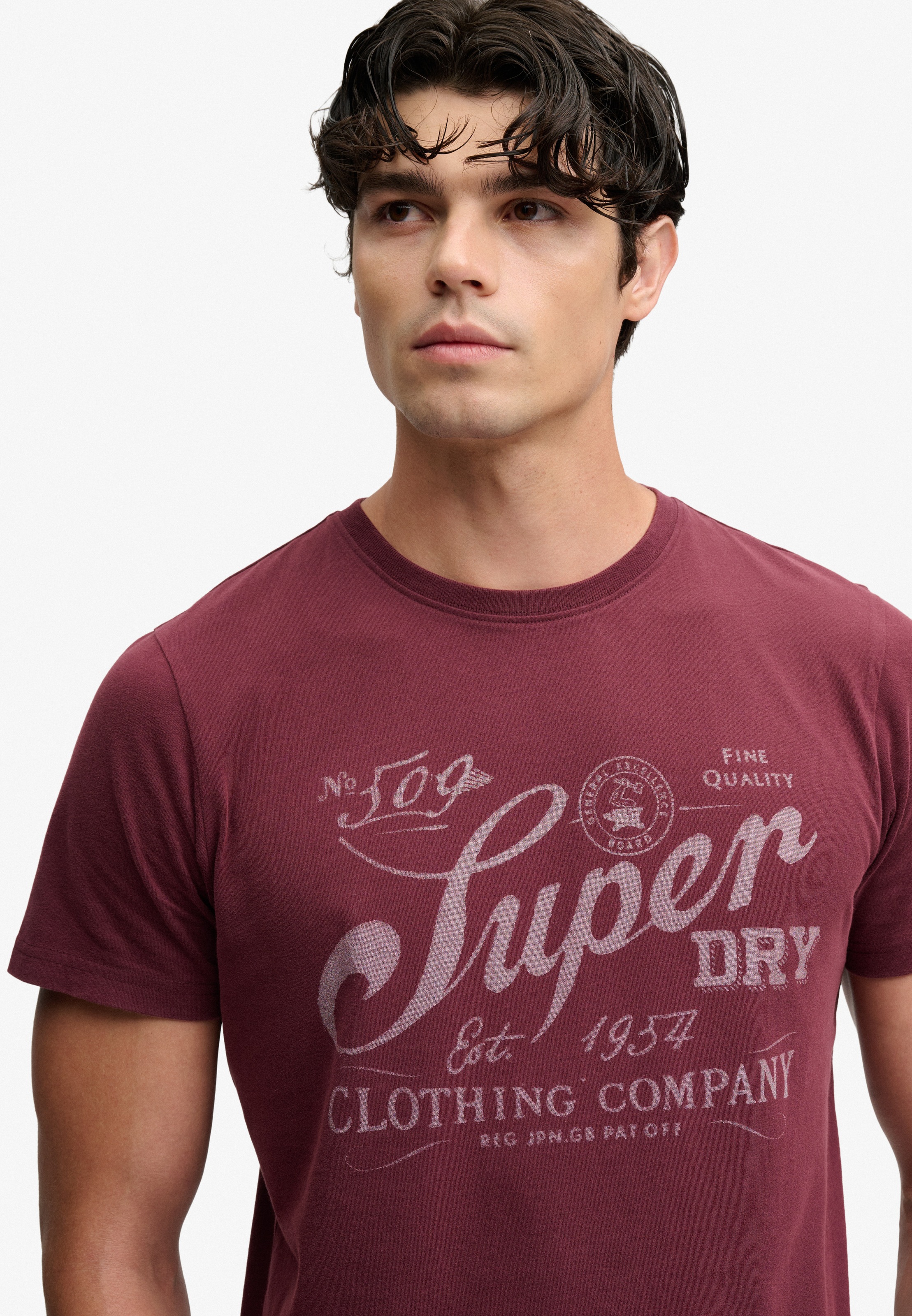 Superdry Rundhalsshirt »VINTAGE WORKWEAR PRINT TEE« Baumwolle, relaxed fit