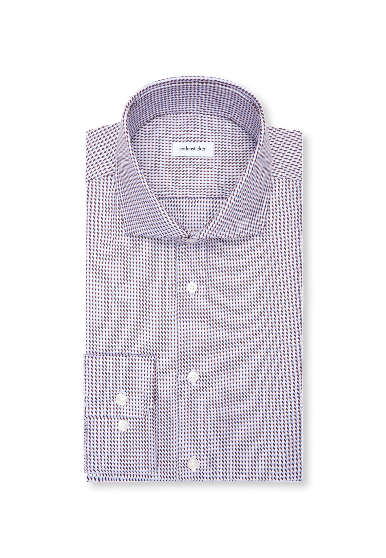 seidensticker Businesshemd »Schwarze Rose« Regular 1/1 Kentkragen Pepita