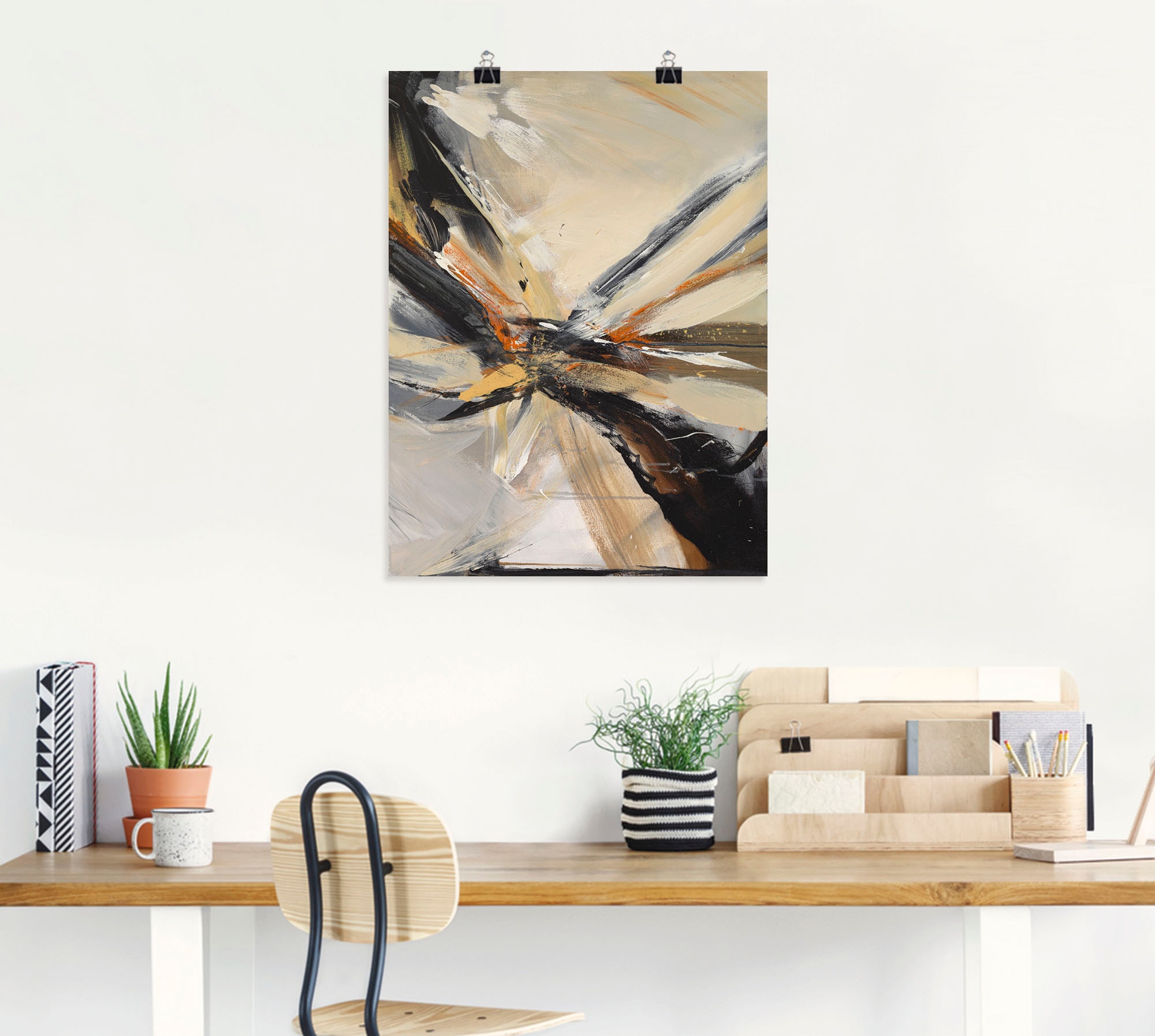 Artland Fresque murale »Abstrakt III« 1 cuis tlg. als Leinwandbild, Poster in verschied. Grössen