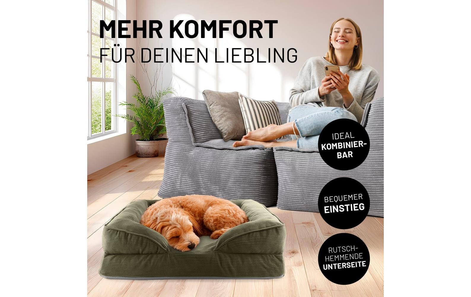 Lumaland Hundebett »Indoor Cord S«