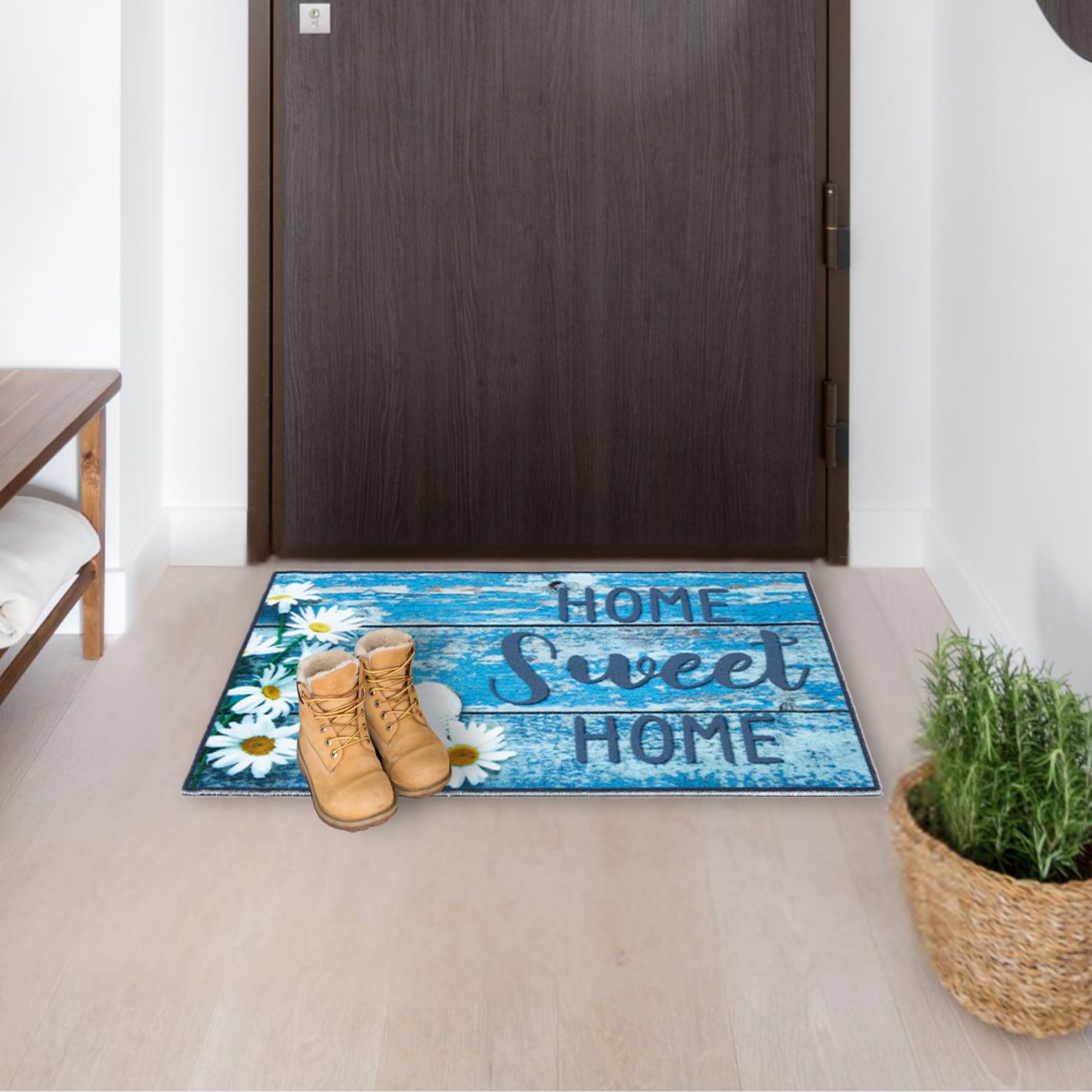 Andiamo Fussmatte »Modern«, rechteckig, 6,5 mm Höhe, Schmutzfangmatte, bedruckt, diverse Motive, In- und Outdoor geeignet