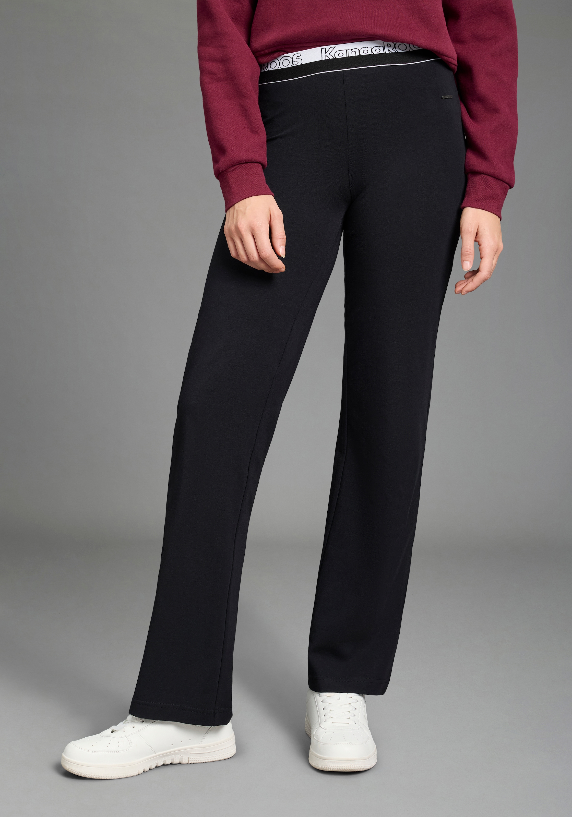 Image of KangaROOS Jazzpants weite Beinform, mit Gummizug am Bund, aus elastischem Material