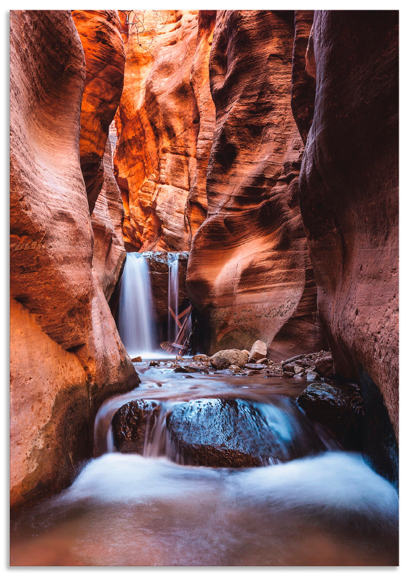 Image of Artland Wandbild »Schlucht des Kanarra-Baches«, Gewässer, (1 St.), in vielen Grössen & Produktarten - Alubild / Outdoorbild für den Aussenbereich, Leinwandbild, Poster, Wandaufkleber / Wandtattoo auch für Badezimmer geeignet bei Ackermann Versand Schweiz
