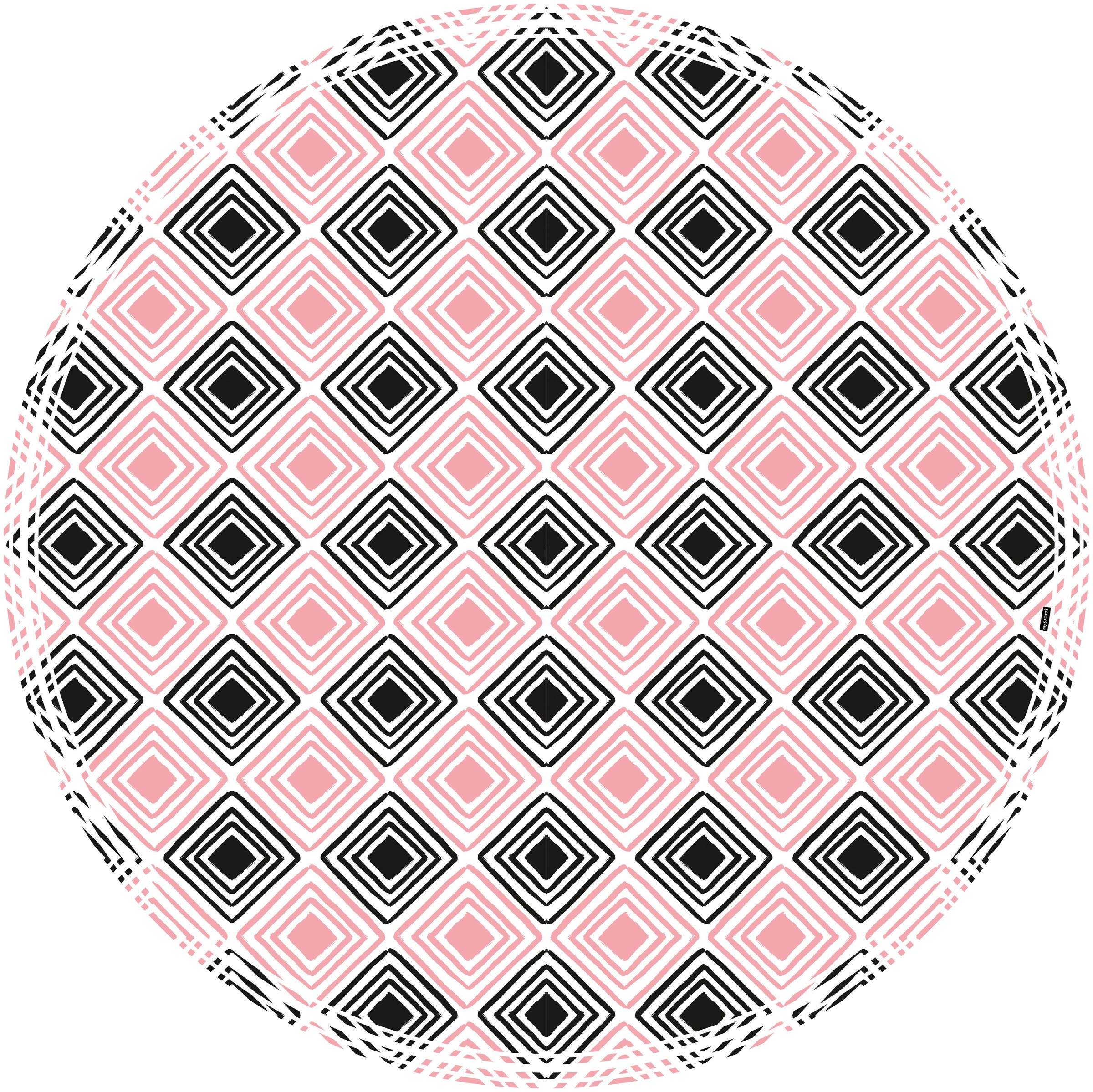 Image of MySpotti Vinylteppich »Buddy Nelly«, rund, 0,5 mm Höhe, rund, wasserfest und statisch haftend bei Ackermann Versand Schweiz