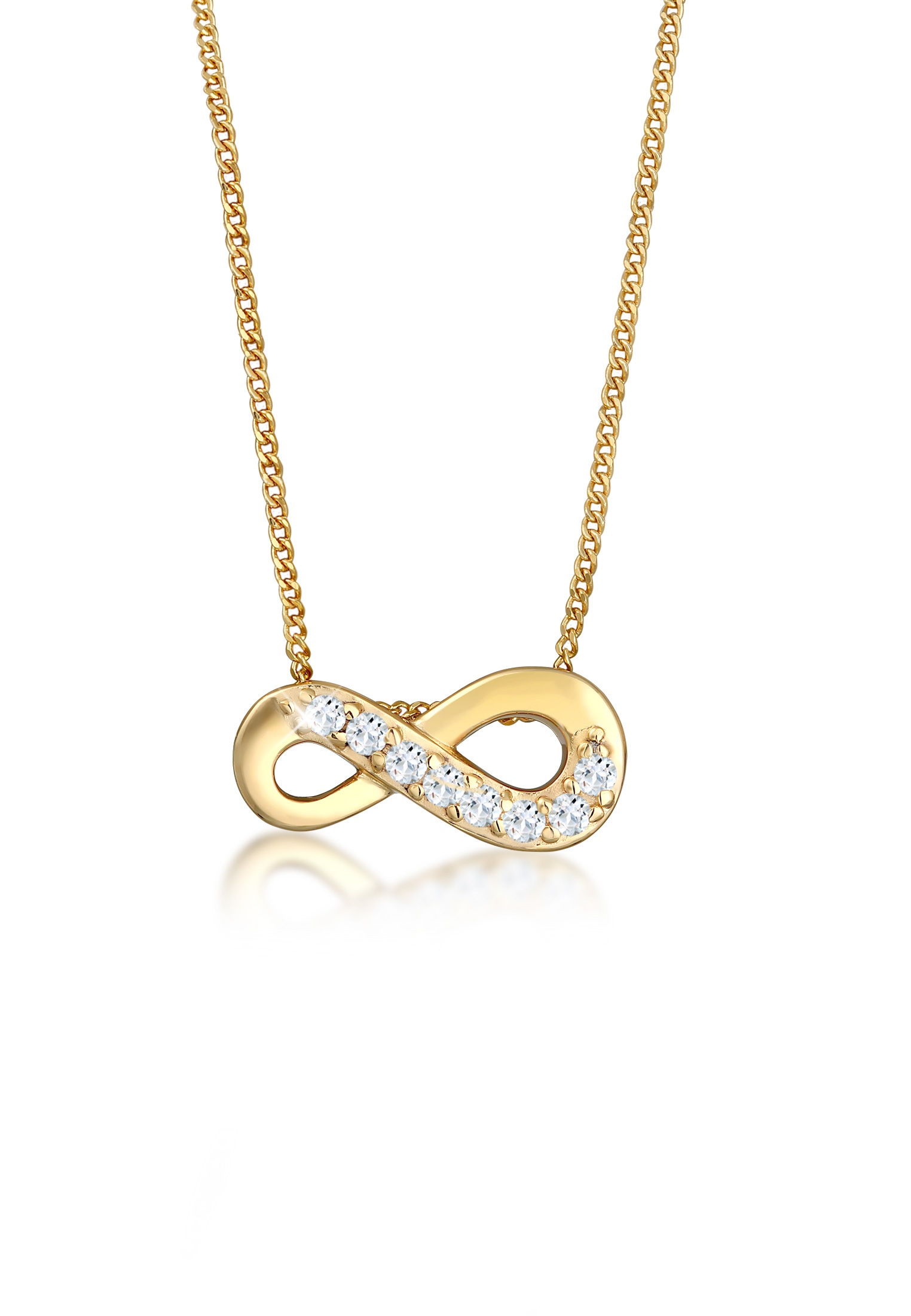 Image of Elli Premium Collierkettchen »Infinity Unendlich Liebe Topas 585 Gelbgoldfarben« bei Ackermann Versand Schweiz