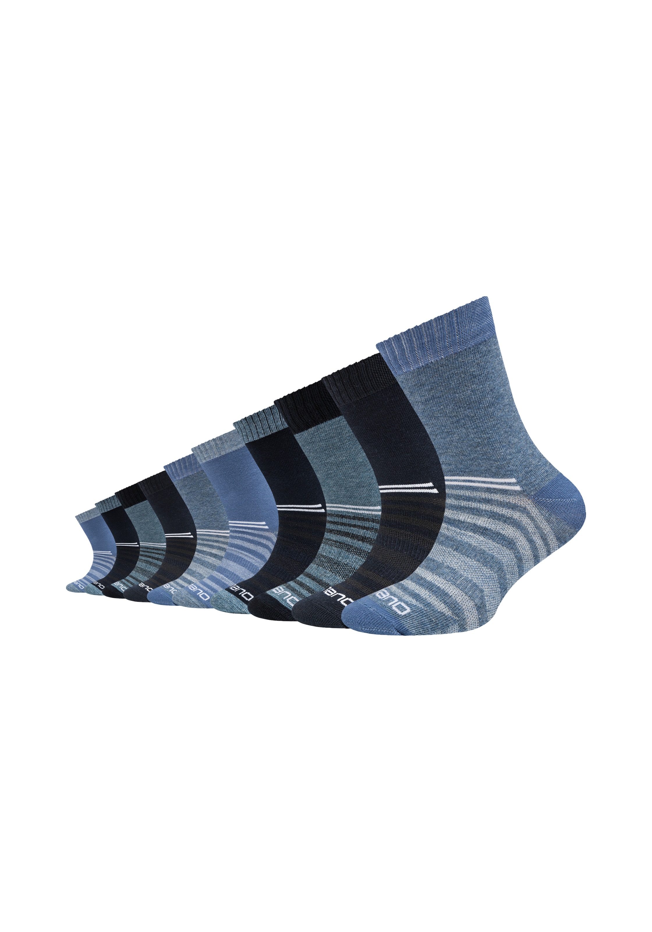 Image of Camano Socken "mesh ventilation" 10 Stk. tlg. mit atmungsaktiver Materialstruktur, dank Meshstruktur