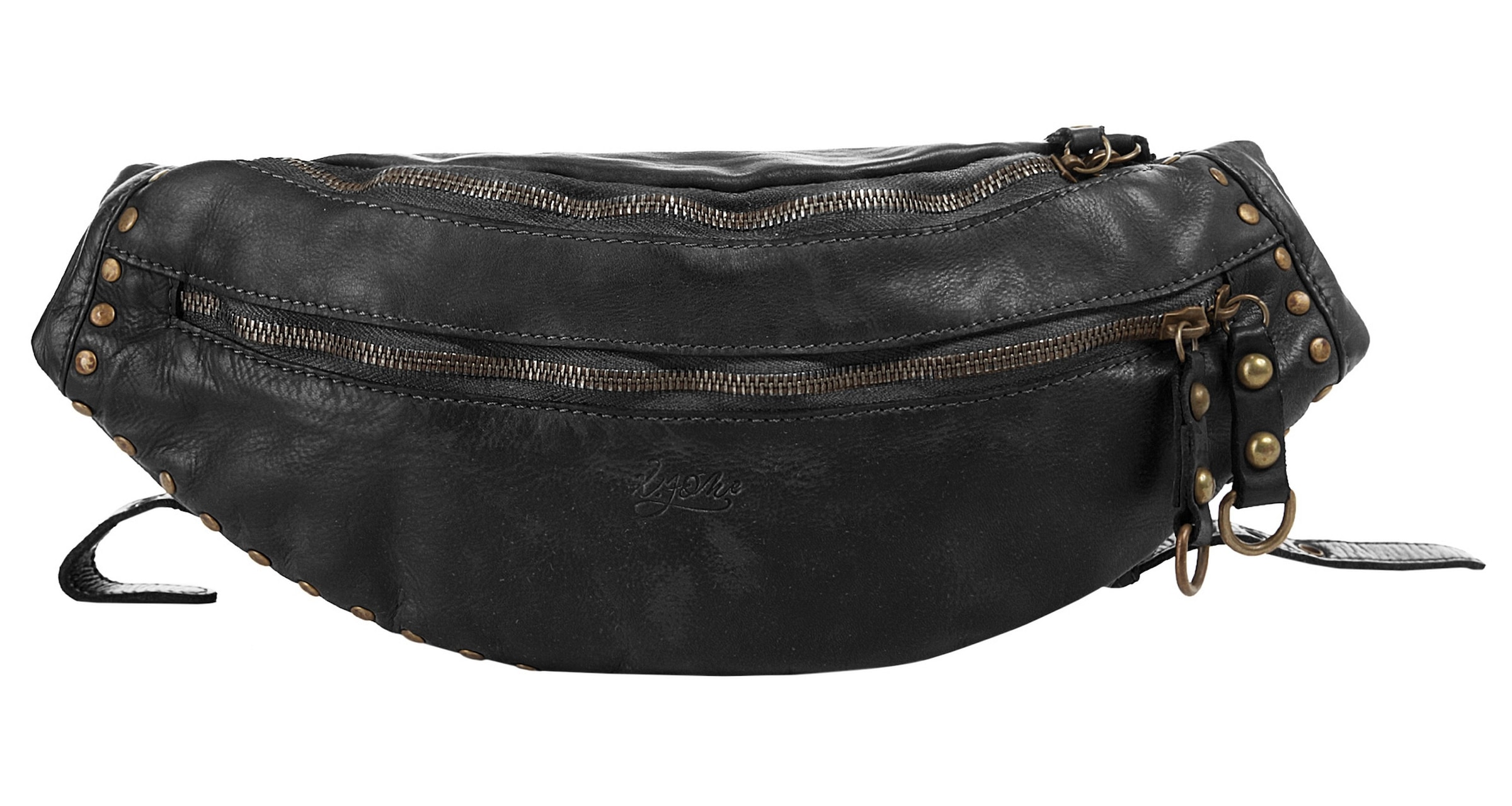 Image of X-Zone Umhängetasche echt Leder, Made in Italy