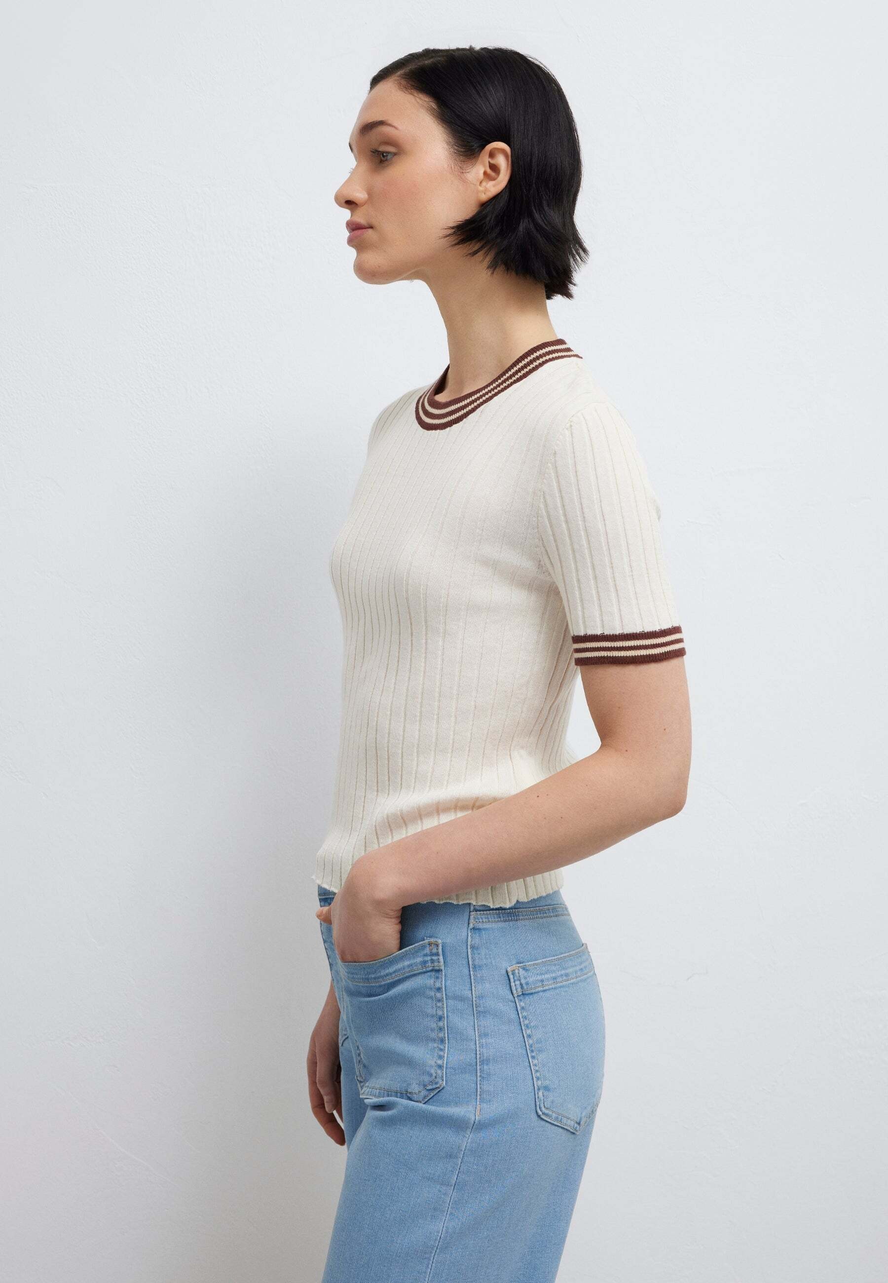 Mavi T-Shirt »Mavi T-Shirt Short Sleeve Tricot«