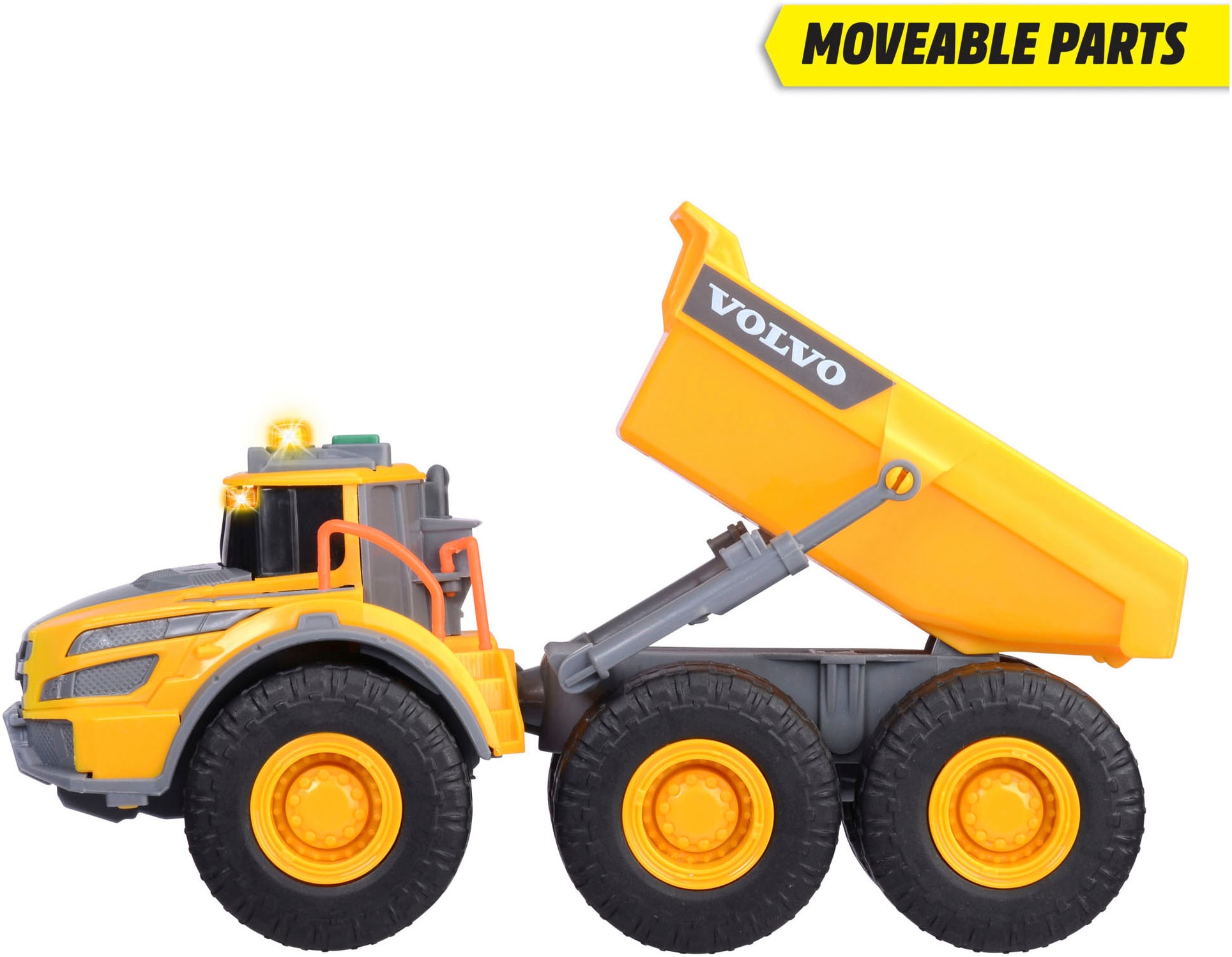 Dickie Toys Benne à jouets »Volvo Articulated Hauler« mit Licht und Sound