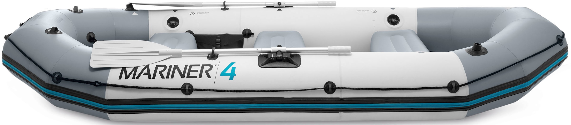 Intex Schlauchboot »Mariner 4«, (Set, mit 2 Paddeln und Luftpumpe)