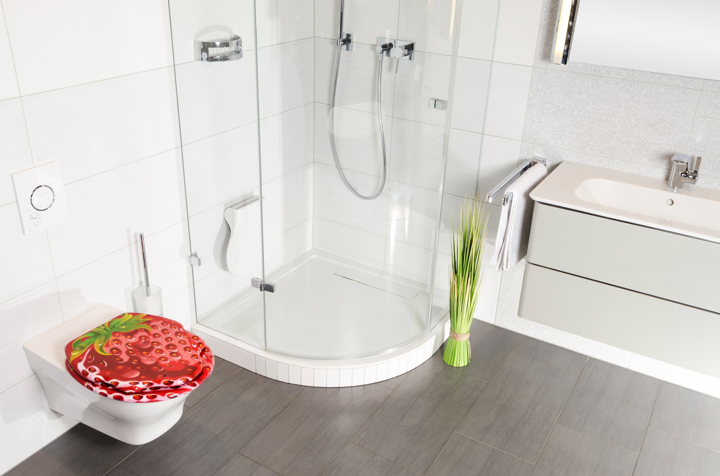 Sanilo Siège de WC »Strawberry« mit Absenkautomatik