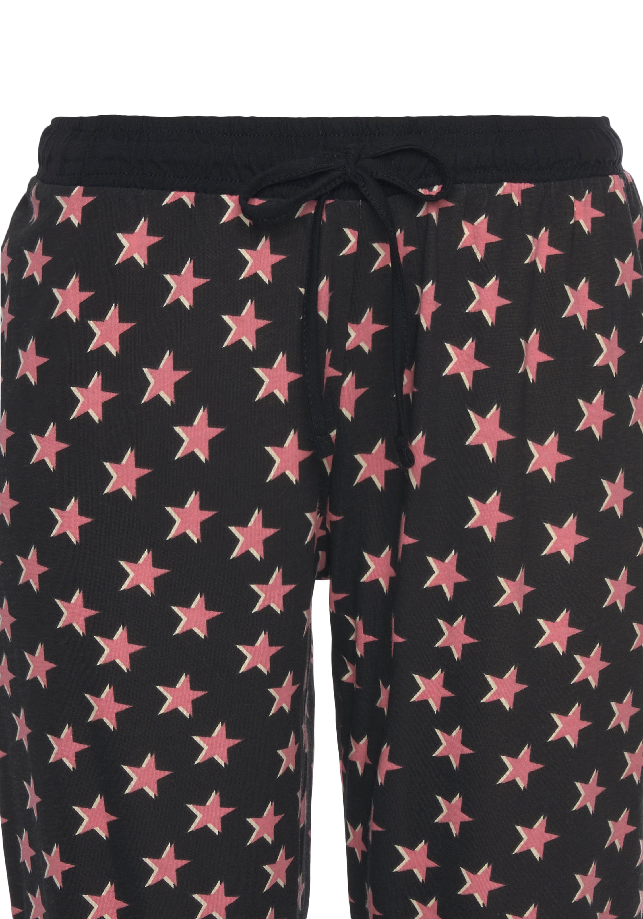 Vivance Dreams Pyjama, (2 tlg.), mit Sternchen-Druck
