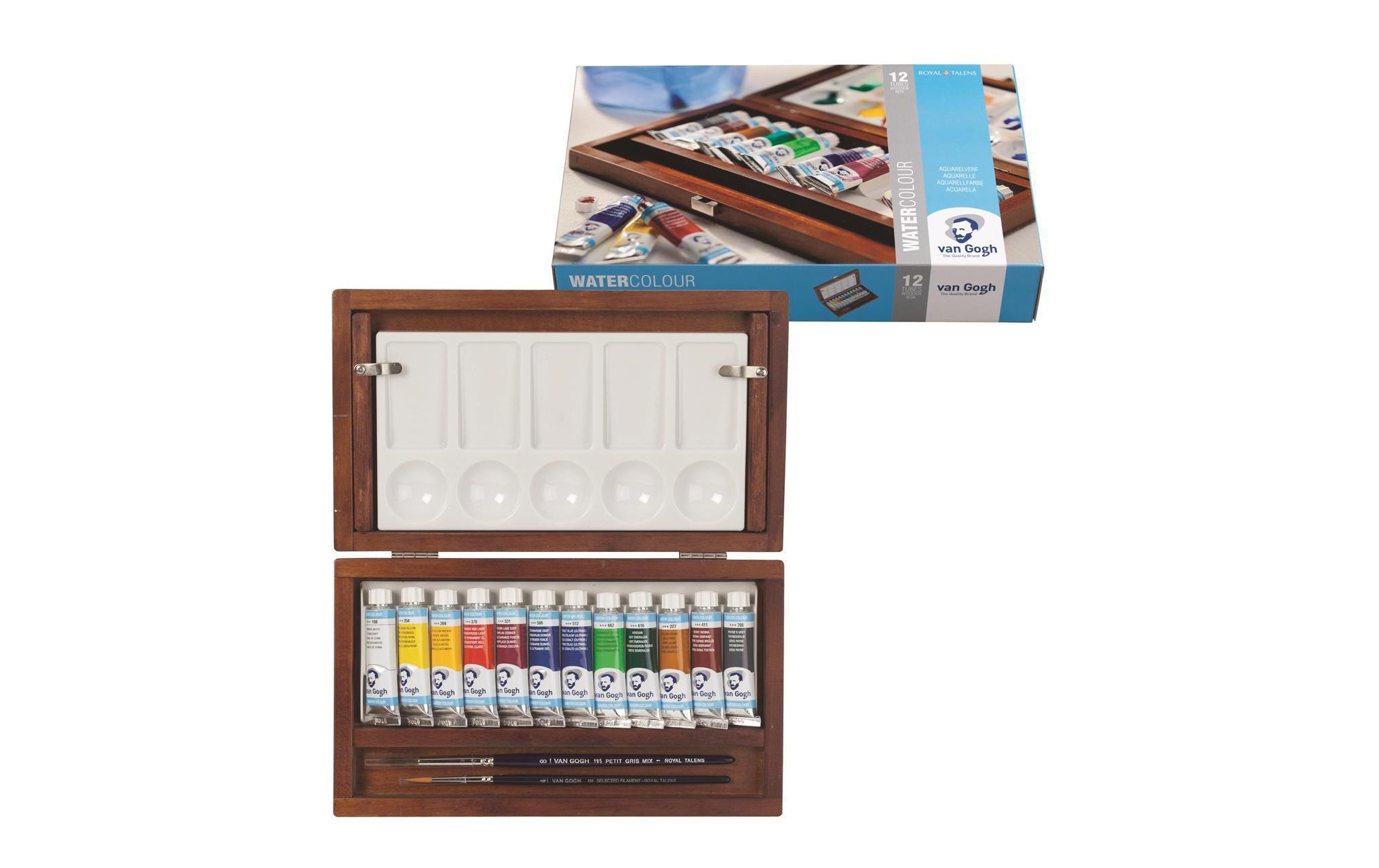 Aquarellfarbe »Van Gogh Malkasten 12er-Set, Mehrfarbig«