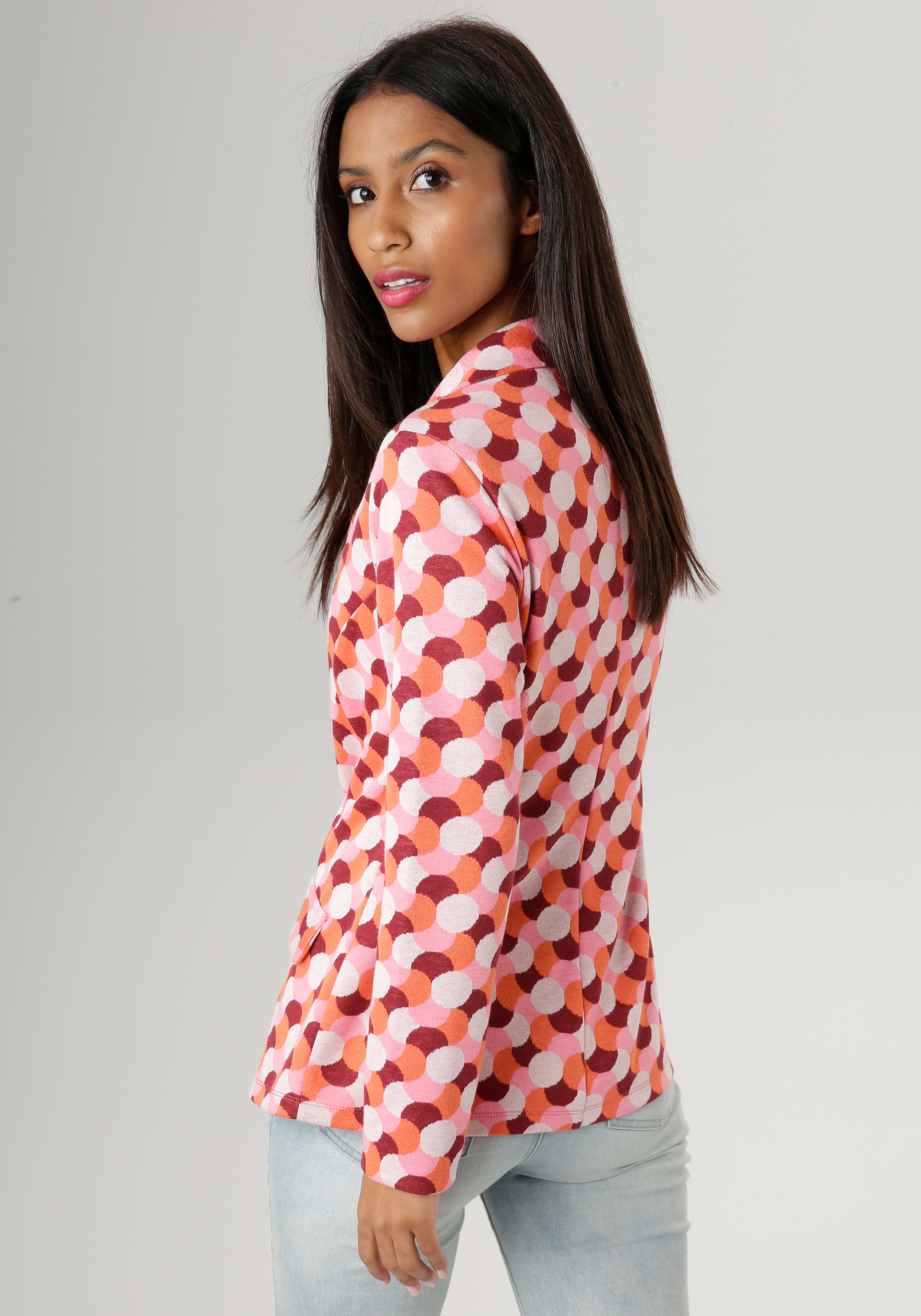 Aniston SELECTED Kurzblazer, in Jacquard-Qualität