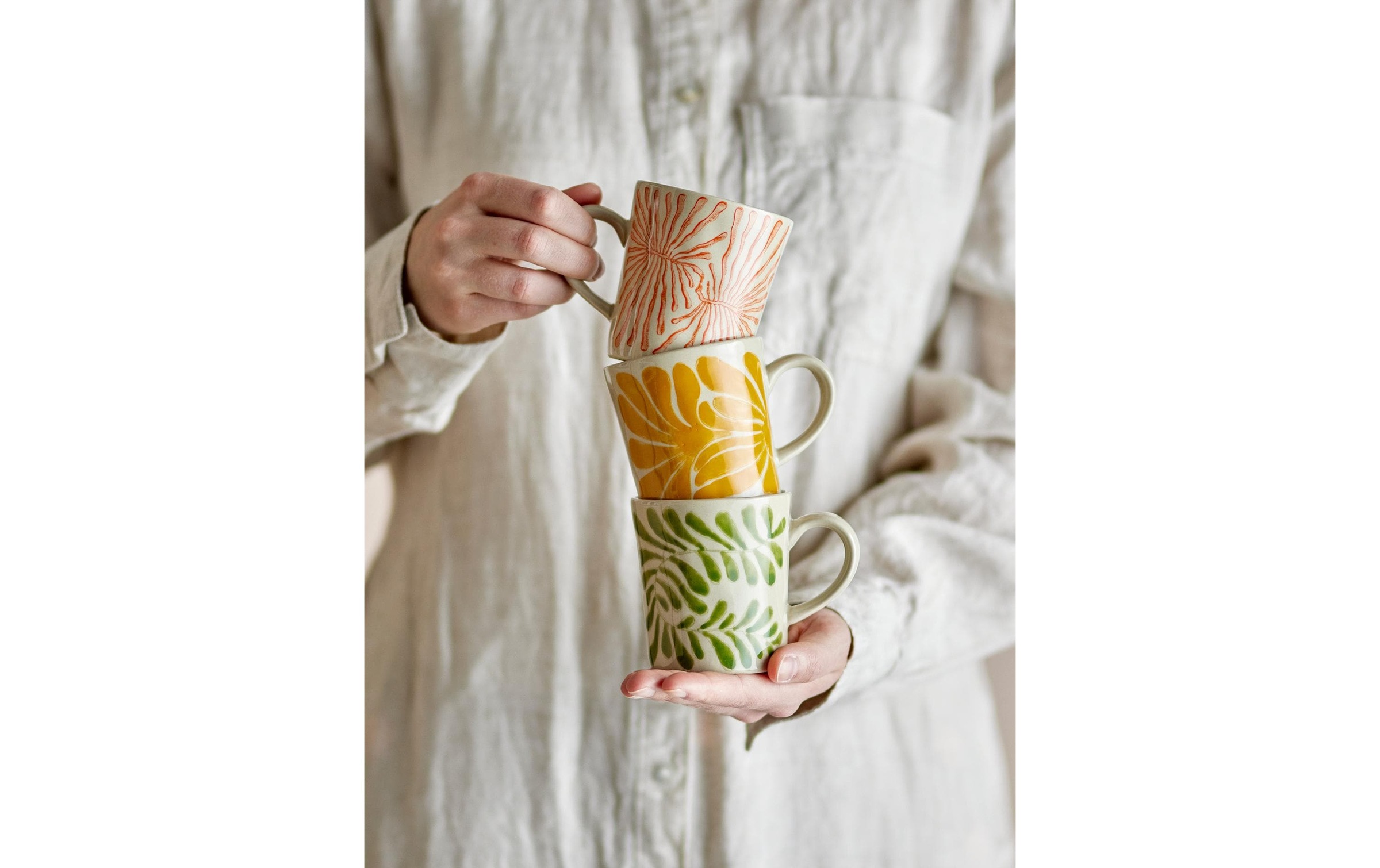 Bloomingville Tasse »Fauni 205 ml, 3 Stück«