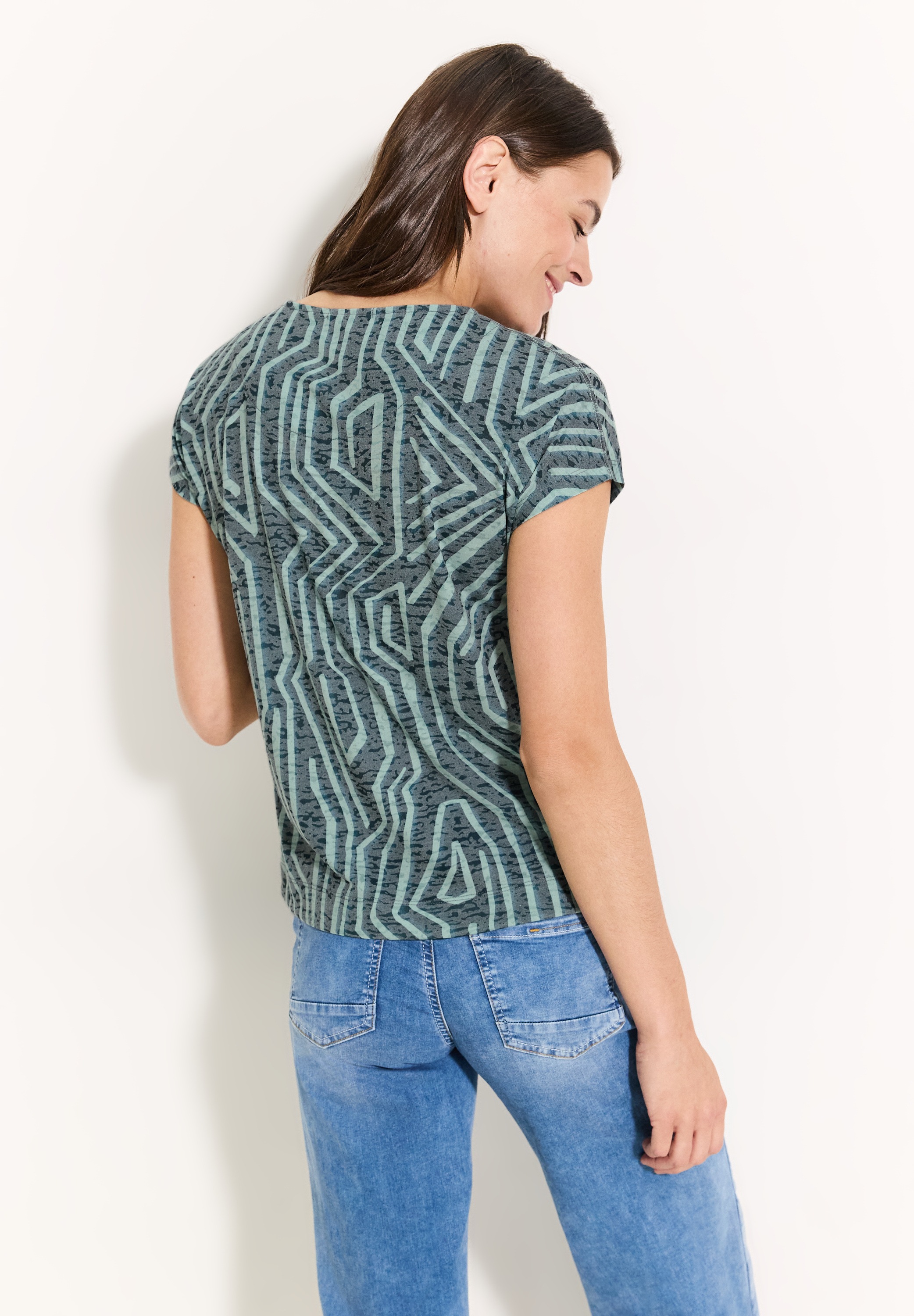 Cecil Print-Shirt, mit All-Over Print
