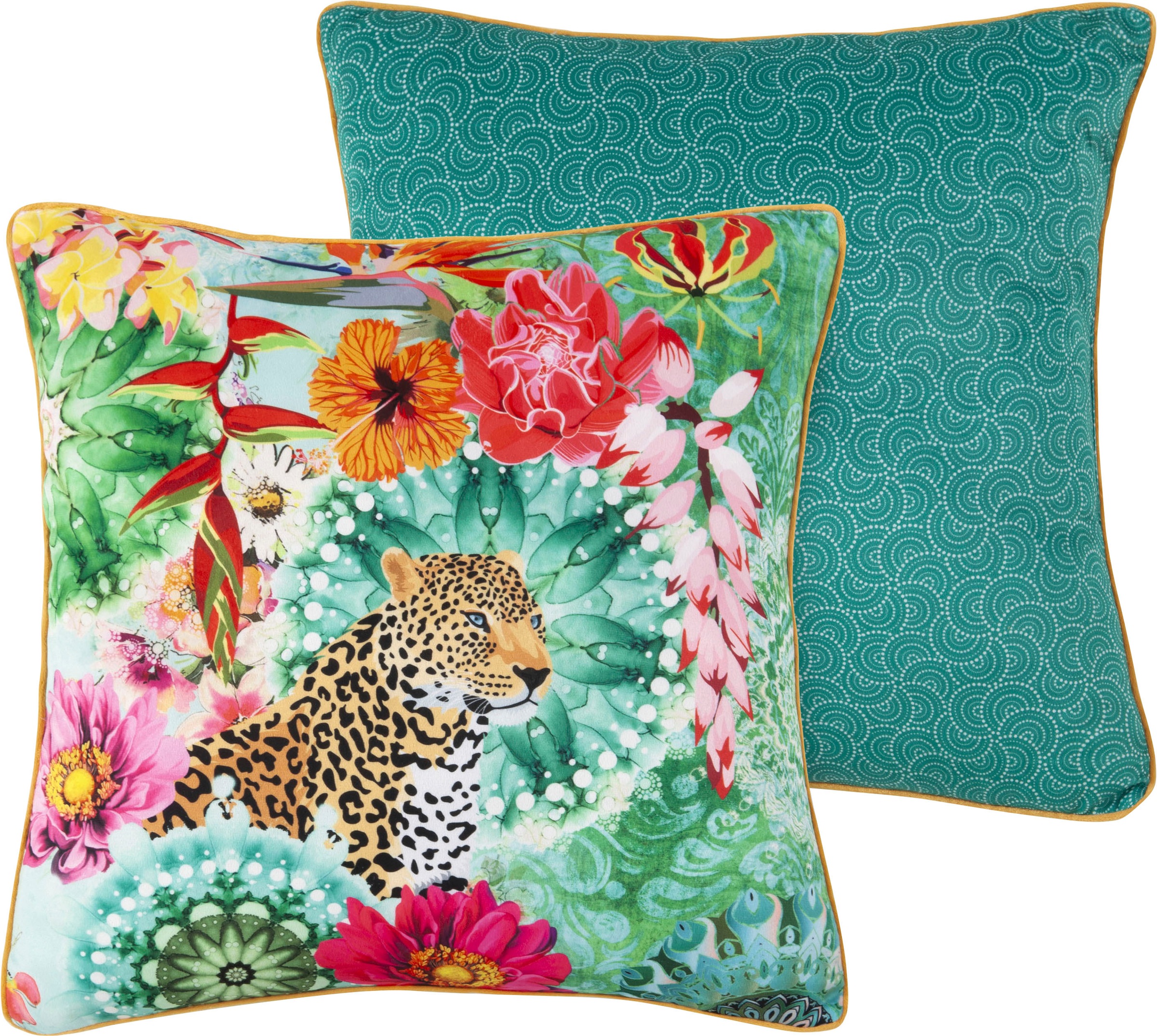 Image of hip Dekokissen »Ximena«, (1 St., 1 48x48 cm Dekokissen - Mit biese), mit Biese bei Ackermann Versand Schweiz