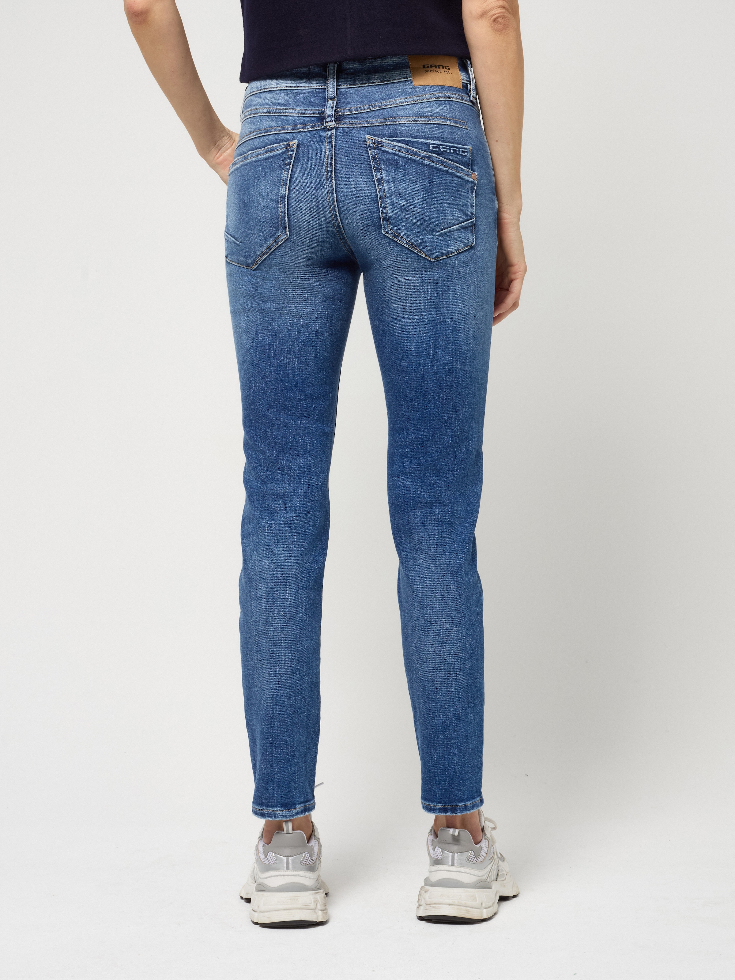 GANG Relax-fit-Jeans »94ANNA« mit doppelten Gürtelschlaufen vorne