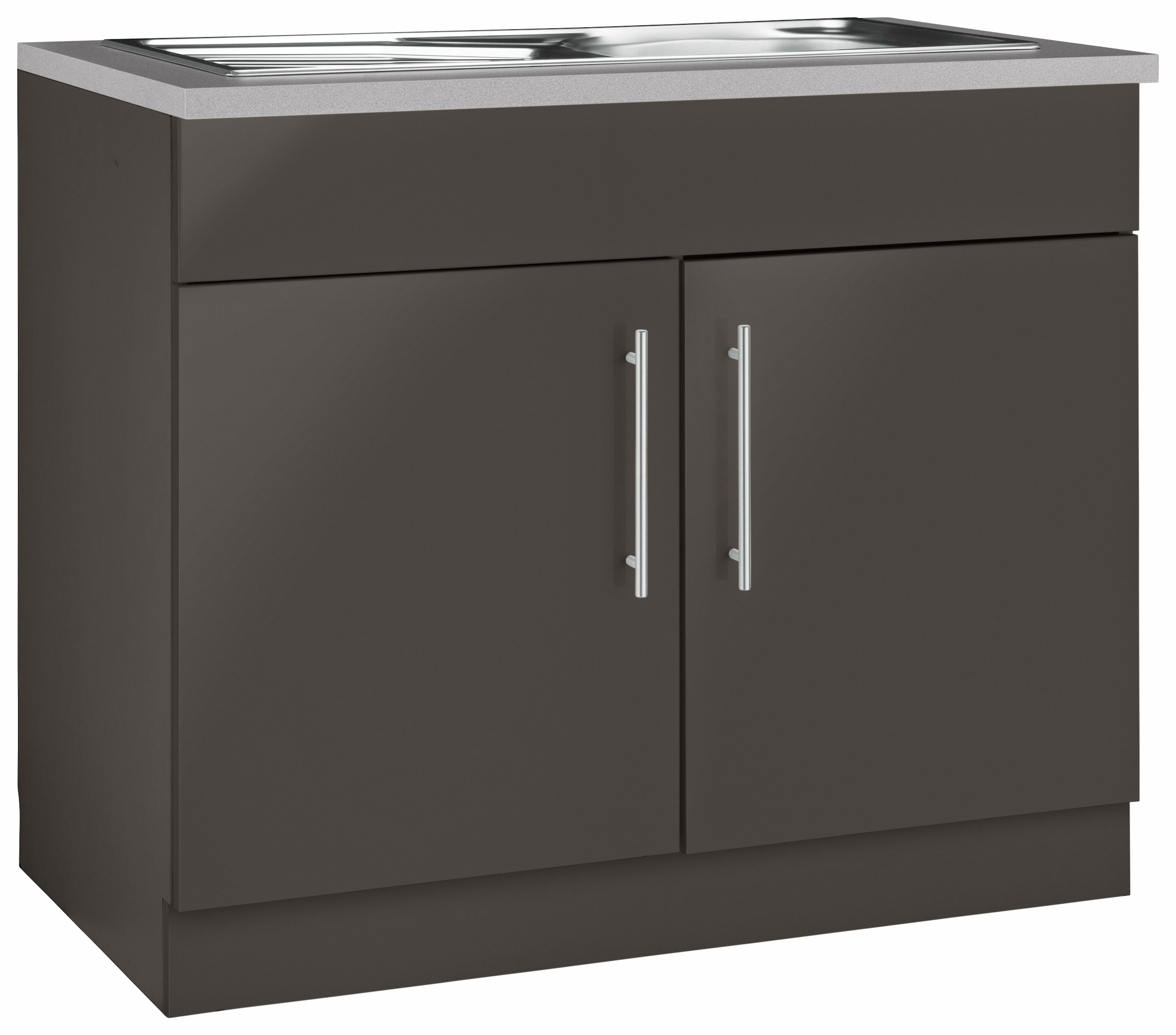 Image of wiho Küchen Spülenschrank »Cali«, 100 cm breit bei Ackermann Versand Schweiz