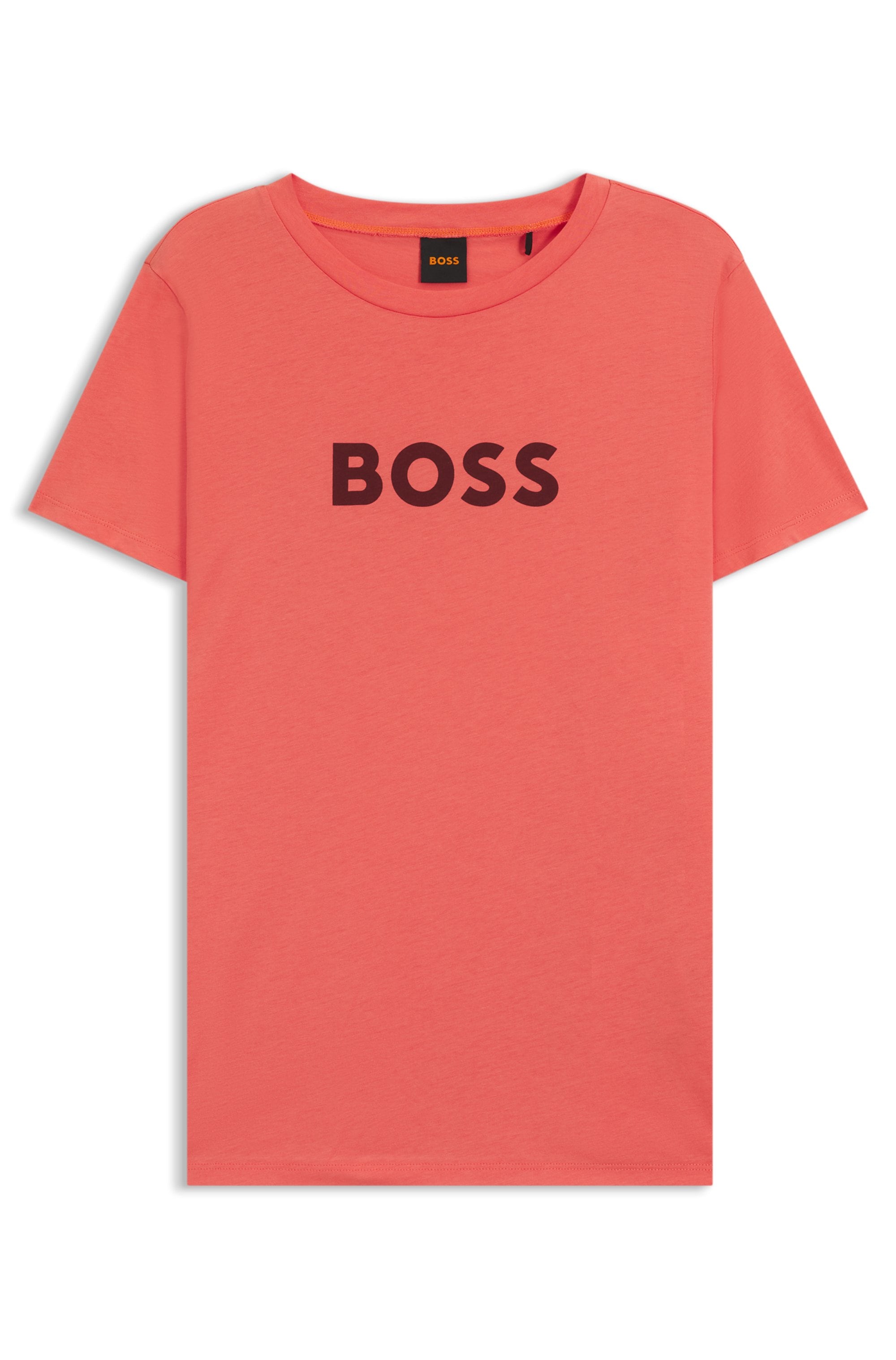 BOSS ORANGE T-Shirt »Elogo Premium Damenmode«, mit BOSS-Schriftzug