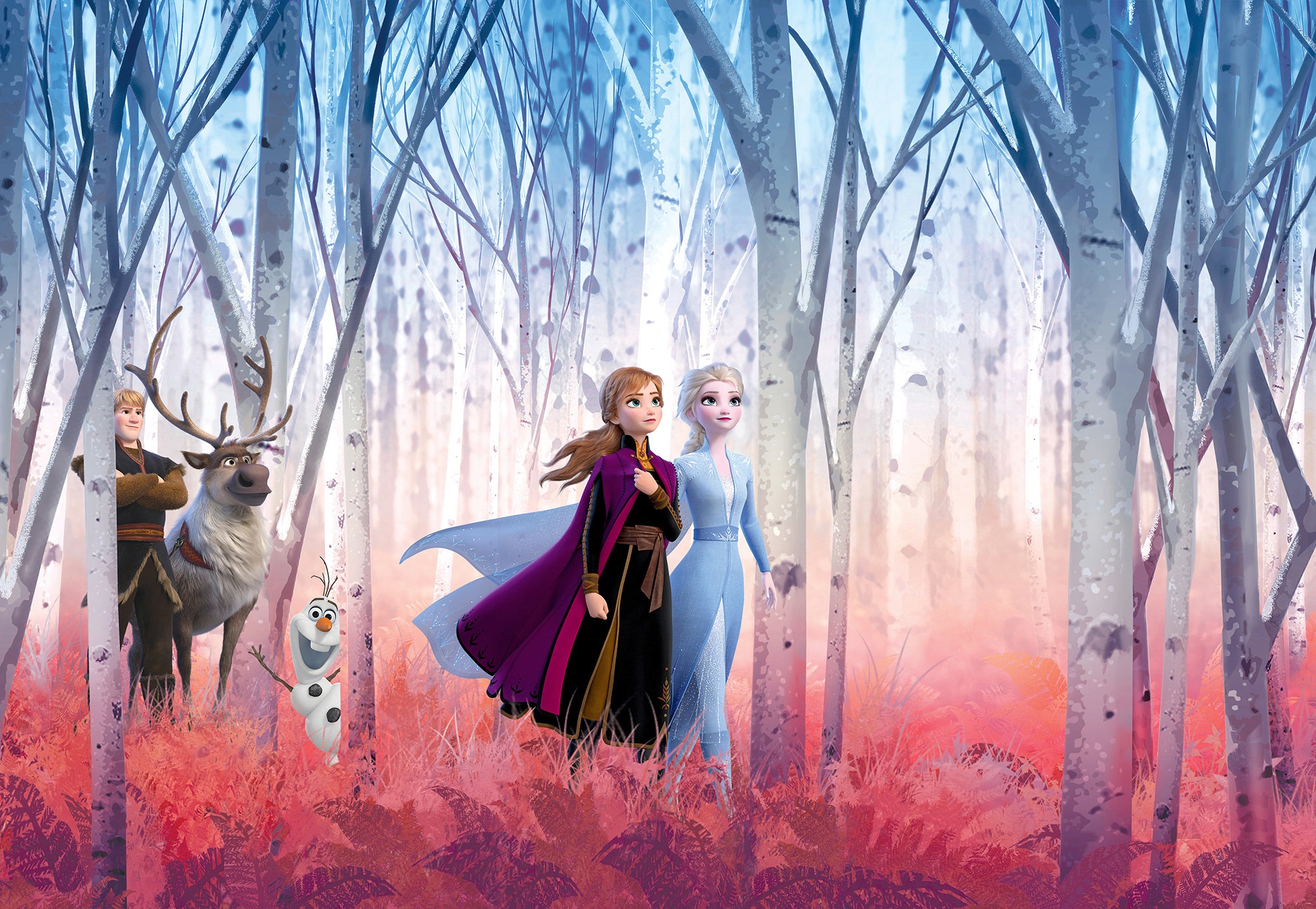 Image of Komar Fototapete "Frozen Friends forever - Grösse 368 x 254 cm" bedruckt glatt Kinderzimmer
