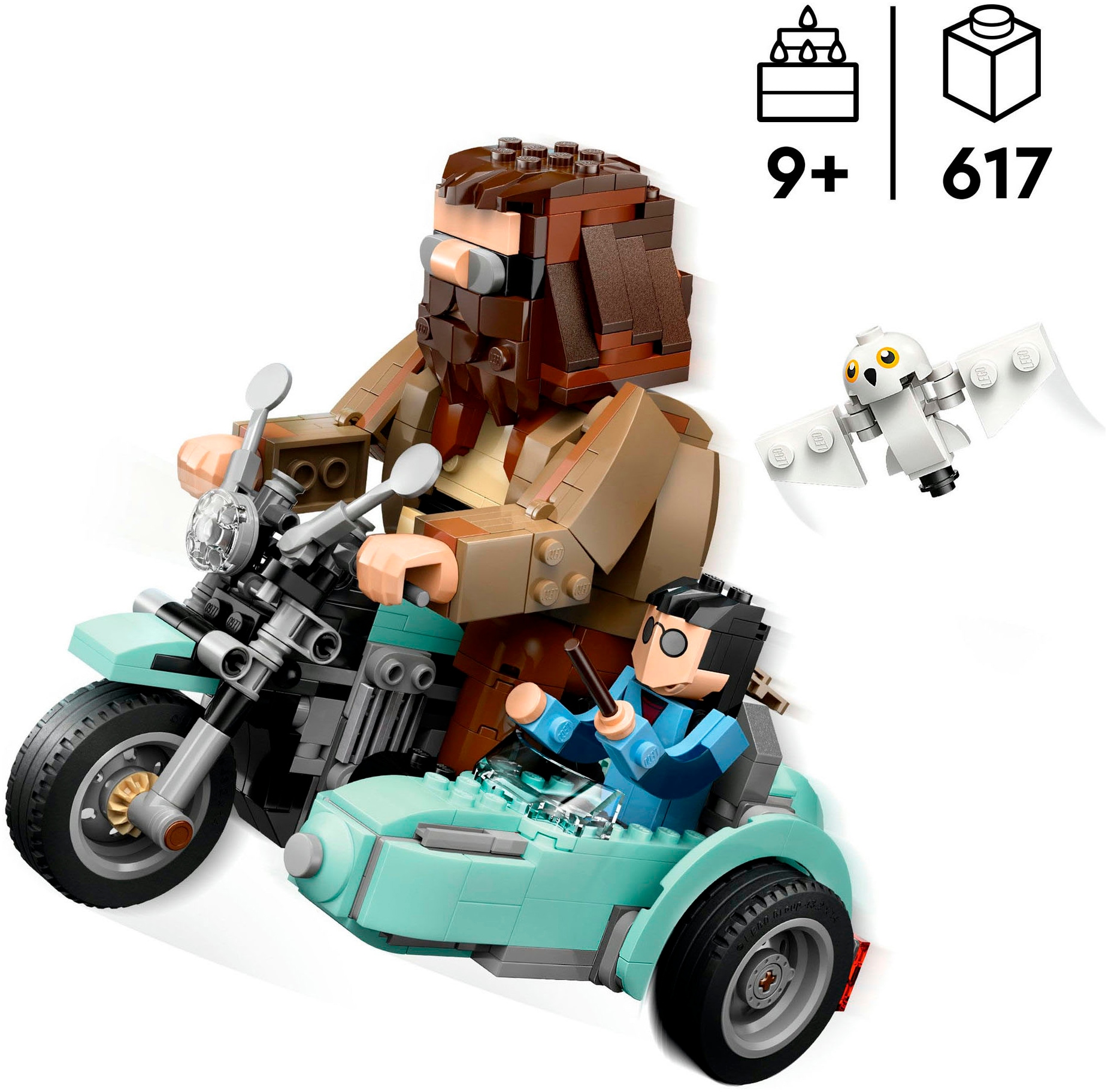 LEGO® Pions de construction »Hagrids und Harrys Motorradtour (76443), LEGO Harry Potter™« Made in Europe