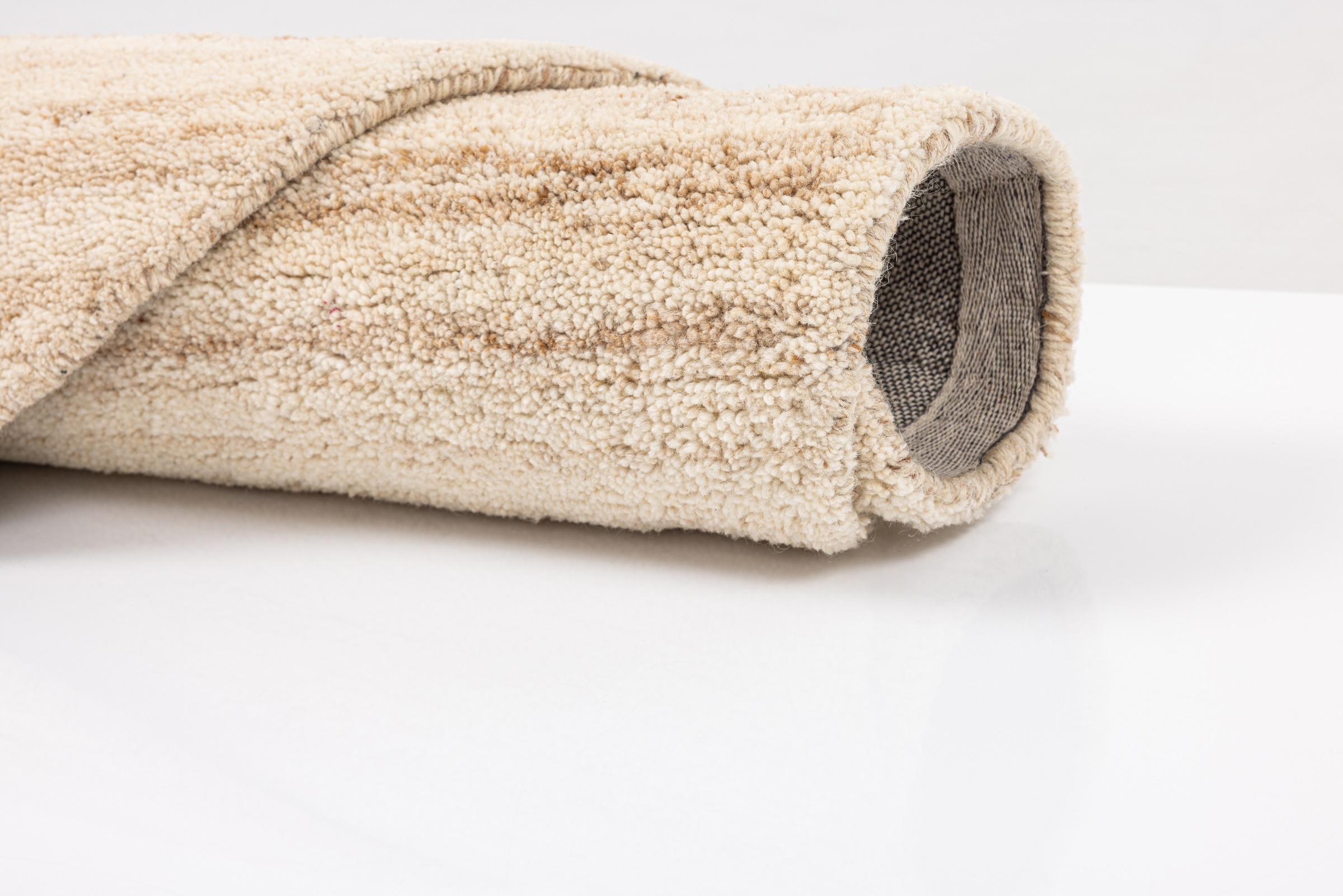 THEKO Tapis en laine »Janne, Berber Teppich,  Wolle, meliert, handgearbeitet« Rond 20 mm Höhe fait main, salon, chambre, salle à manger